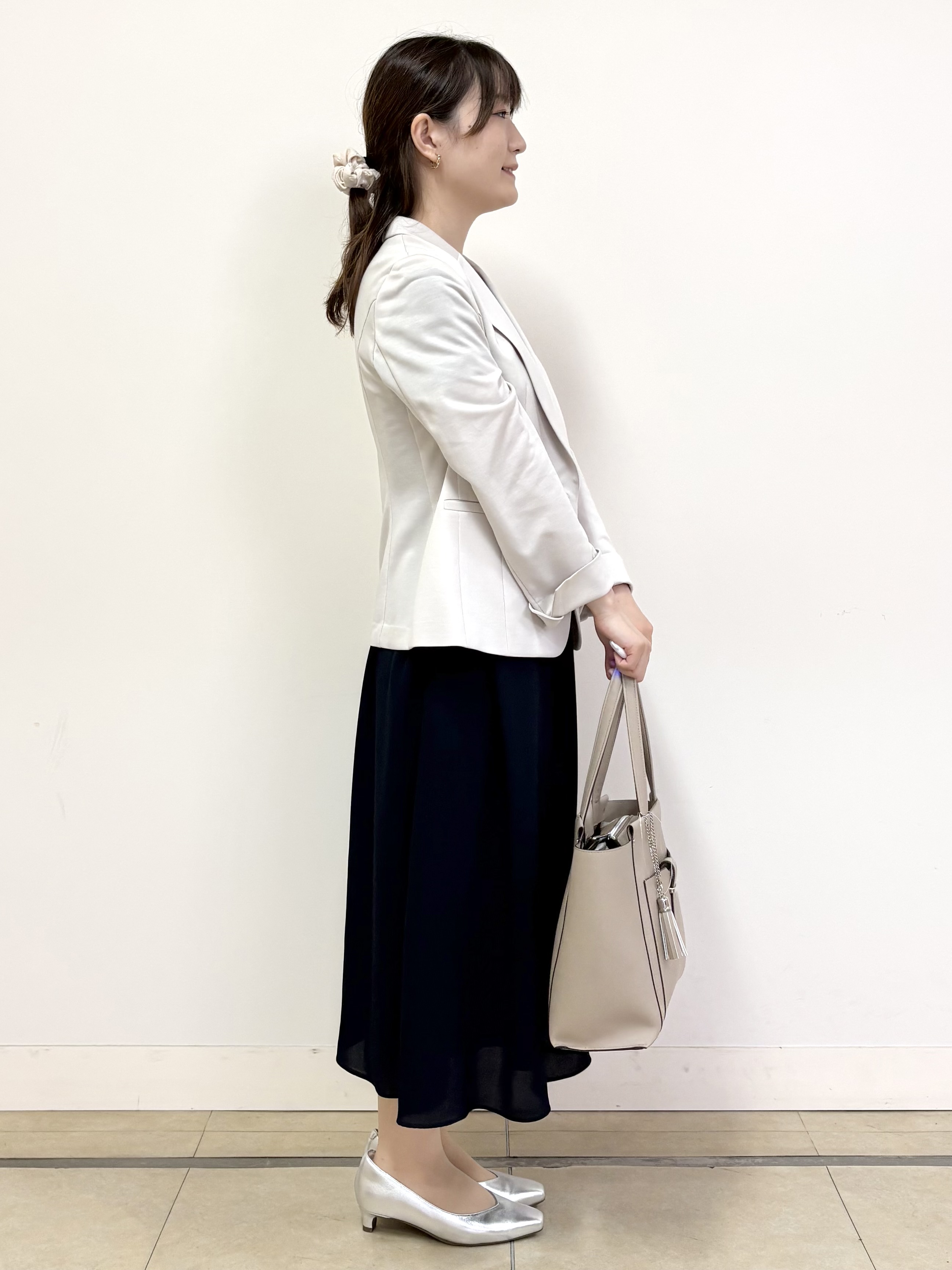 mikiさんの「Reflect｜【SS-4Lサイズ／UVカット／接触冷感】匠ジャケット／ベーシックテーラード」を使ったコーディネート