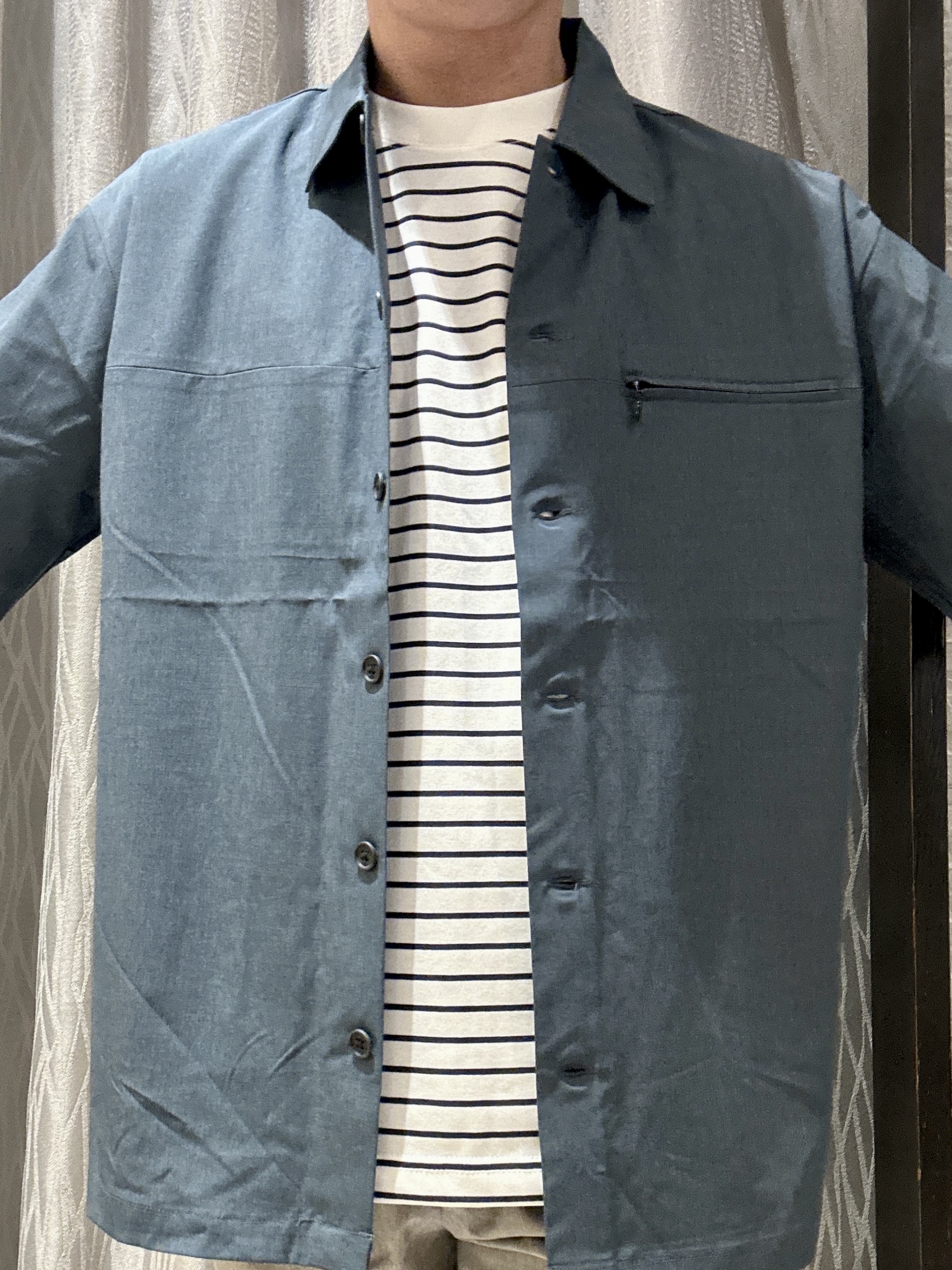 KENJI Iさんの「THE SHOP TK｜【吸水速乾／接触冷感／防シワ／マシンウォッシャブル】ハイドロクール 半袖シャツ」を使ったコーディネート