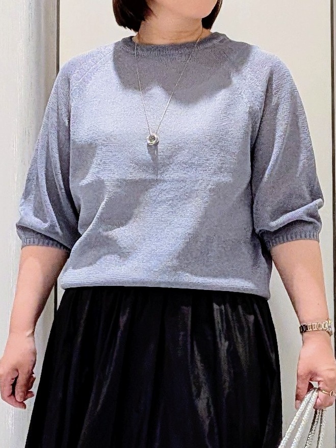 Onumaさんの「UNTITLED｜【洗える/ゆったり】クルーネックドライニット」を使ったコーディネート