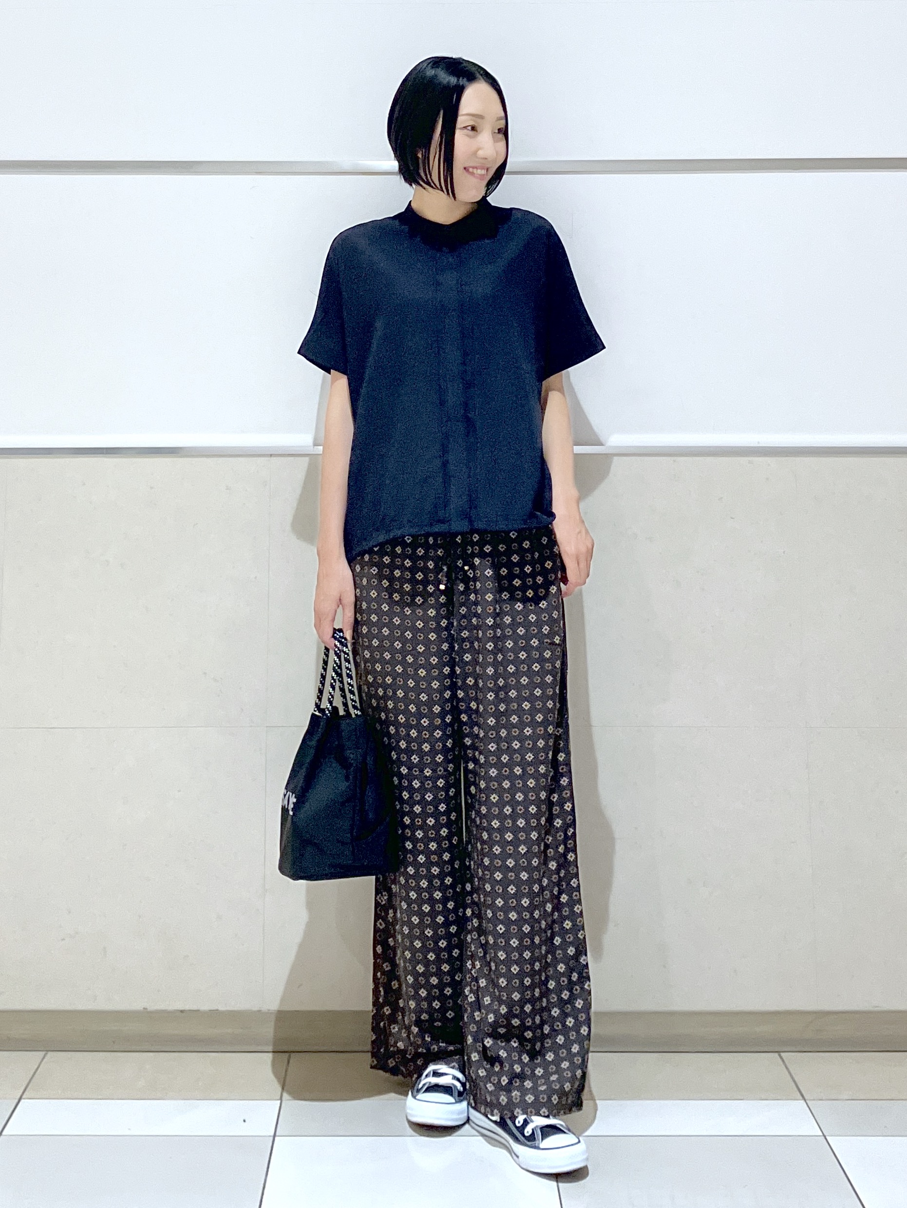 eriko さんの「Dessin｜【高通気/セットアップ可】ドロストシャツ」を使ったコーディネート