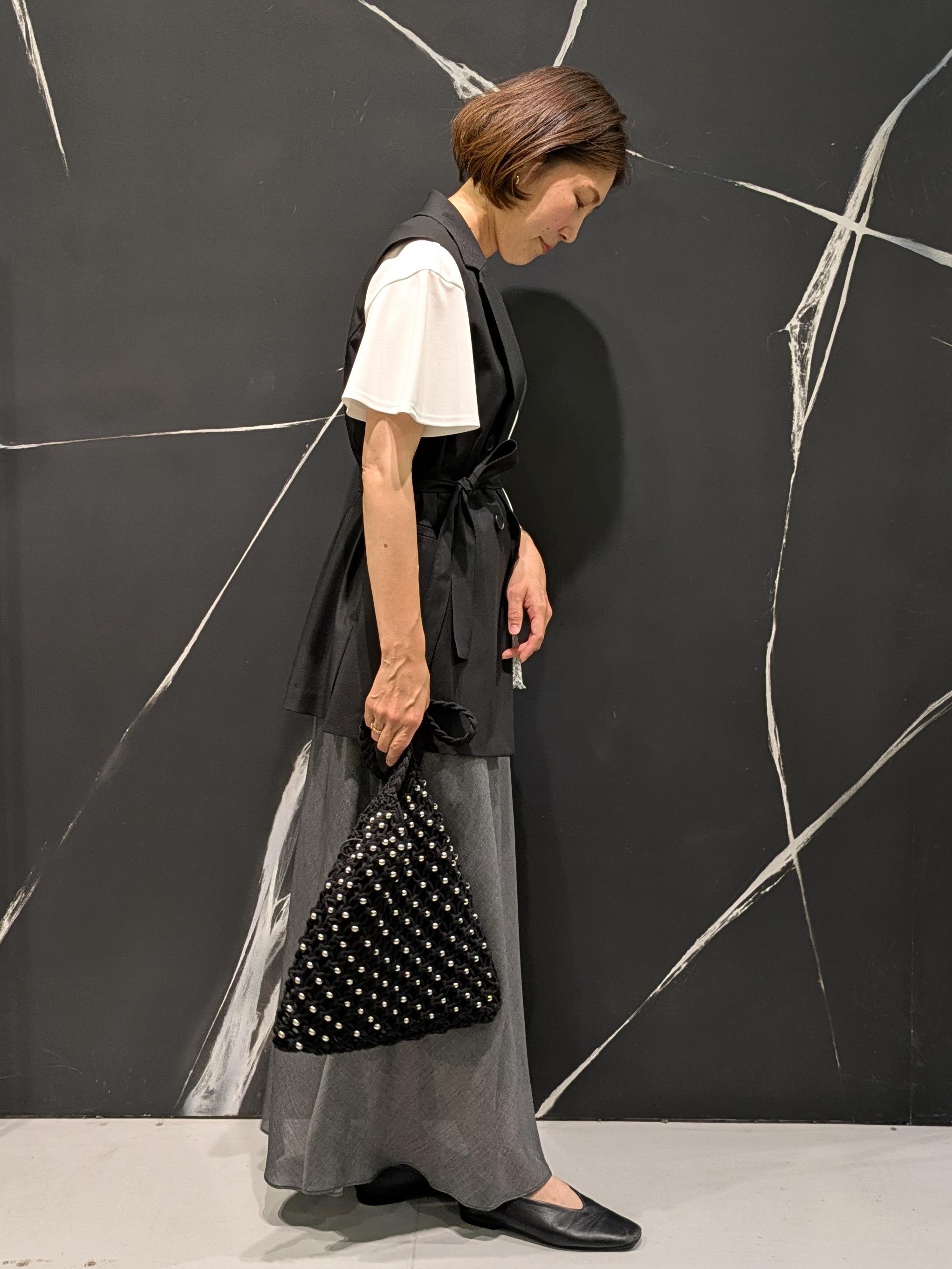 ｎｏｒｉさんの「COUP DE CHANCE｜【手洗い可／日本製／接触冷感】裾レースカットソー」を使ったコーディネート