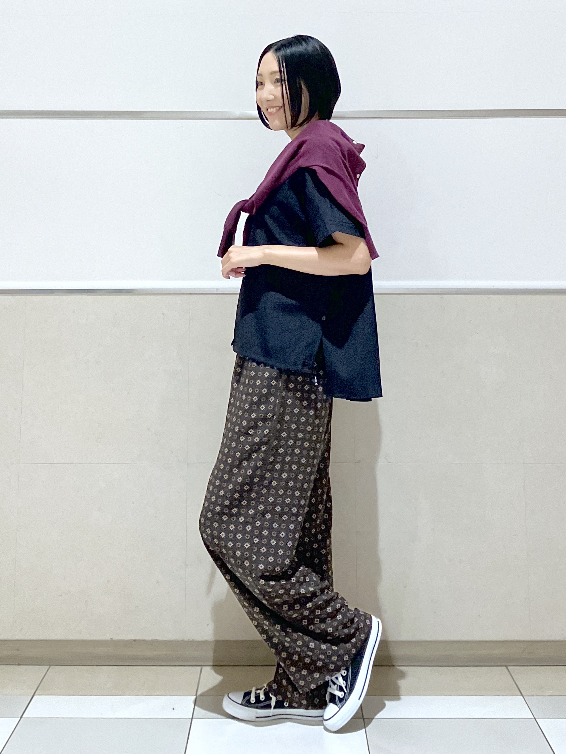 eriko さんの「Dessin｜【高通気/セットアップ可】ドロストシャツ」を使ったコーディネート