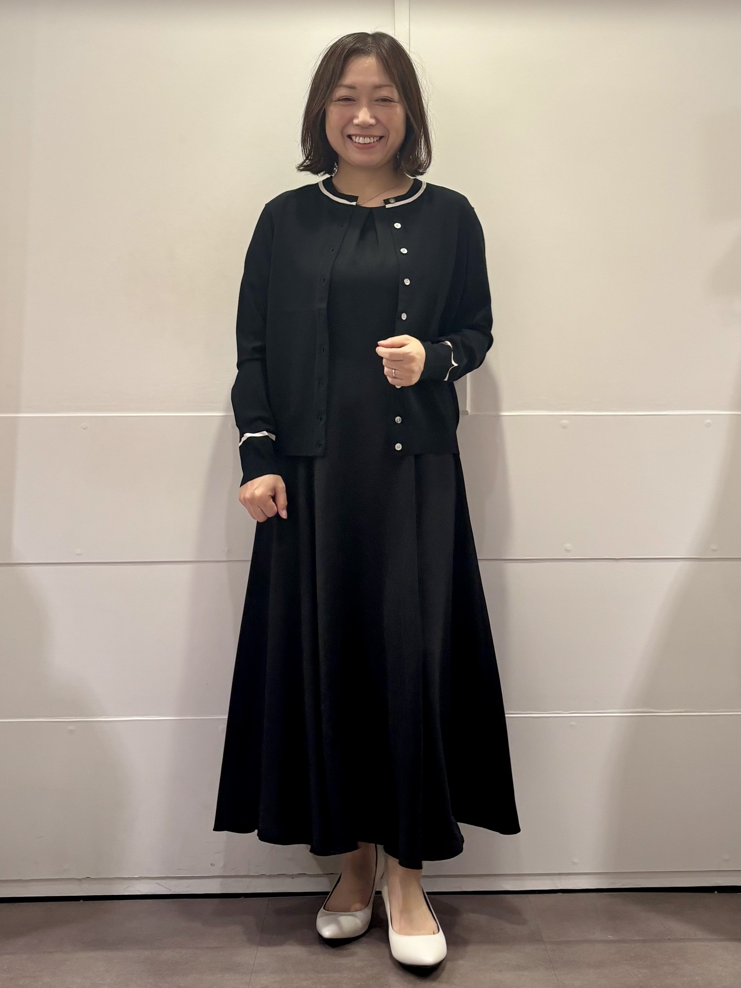 TOKOさんの「UNTITLED｜【接触冷感/吸水速乾/洗える】ドレープツイルワンピース」を使ったコーディネート