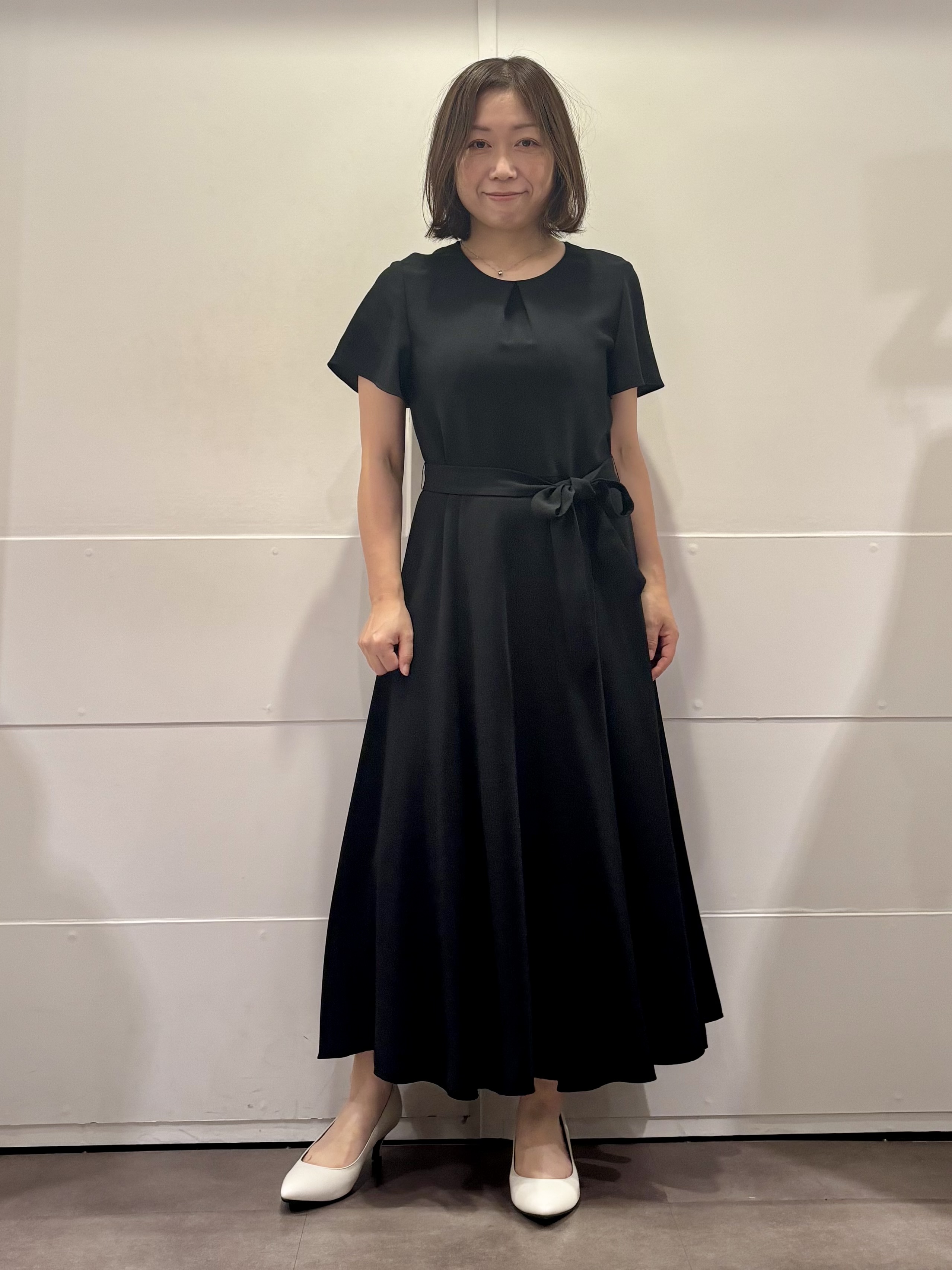 TOKOさんの「UNTITLED｜【接触冷感/吸水速乾/洗える】ドレープツイルワンピース」を使ったコーディネート