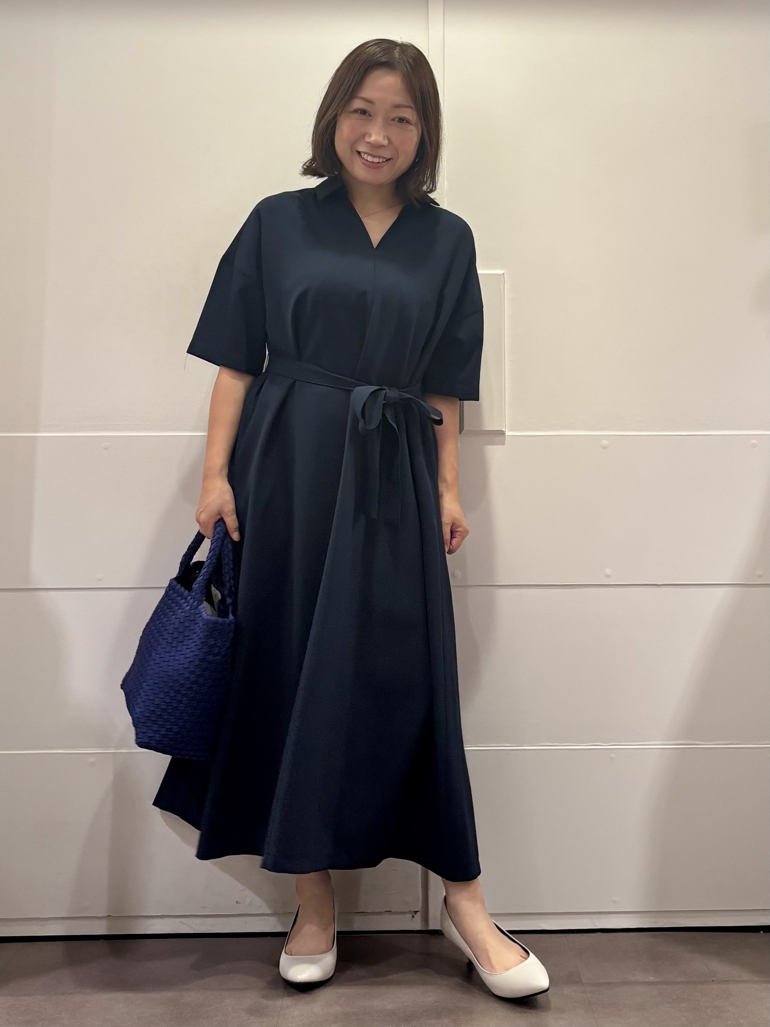 TOKOさんの「UNTITLED｜【UVカット/接触冷感/通気性】エアリークールワンピース」を使ったコーディネート