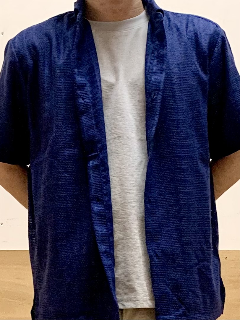 MATUさんの「THE SHOP TK｜【洗濯機OK】格子柄メッシュ半袖シャツ」を使ったコーディネート