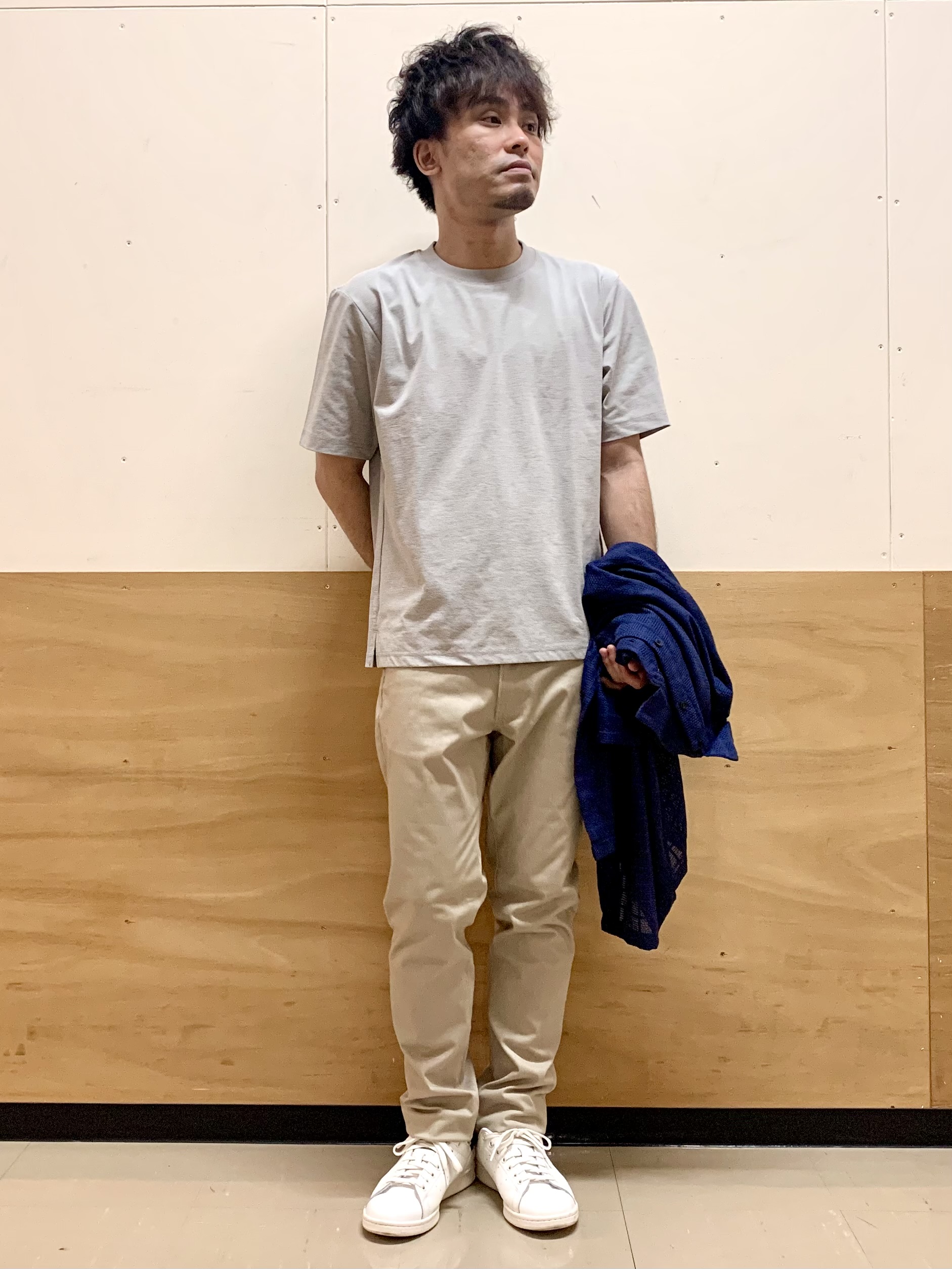 MATUさんの「THE SHOP TK｜【洗濯機OK】格子柄メッシュ半袖シャツ」を使ったコーディネート