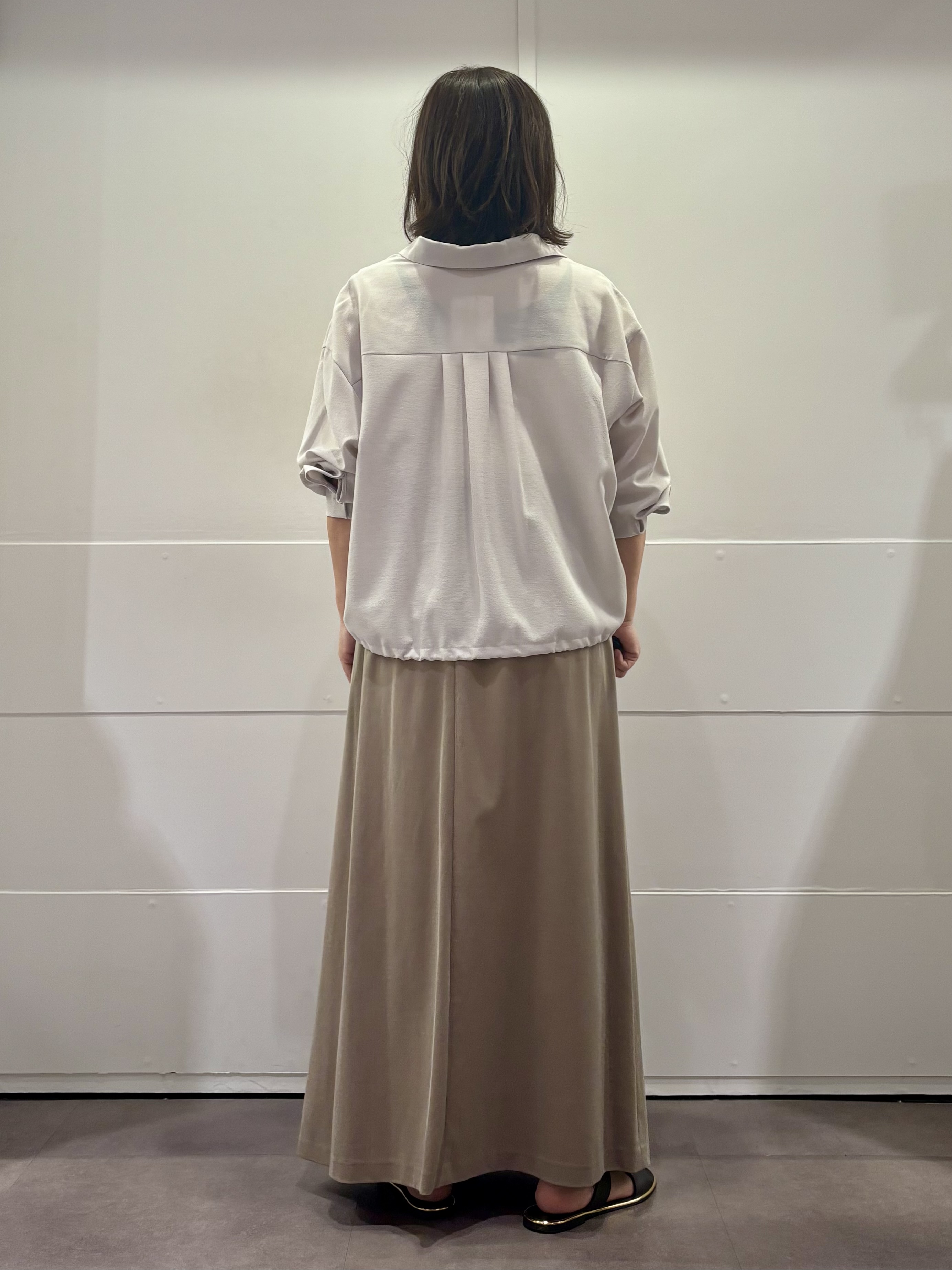 TOKOさんの「UNTITLED｜【セットアップ可/UVカット/接触冷感】エアリークールドロストシャツ」を使ったコーディネート