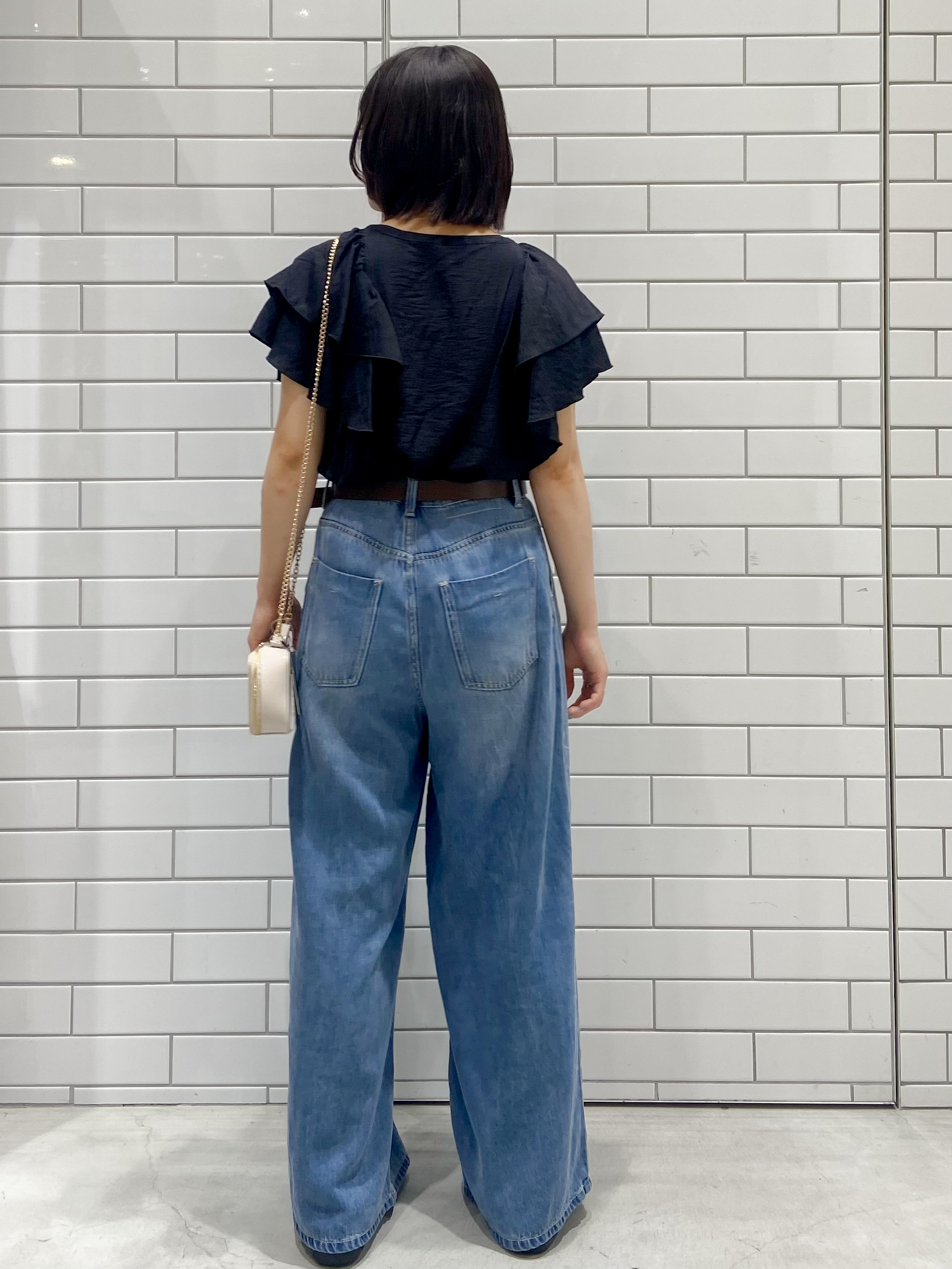 kimiさんの「OPAQUE.CLIP｜2WAYバニティポーチチェーンショルダー」を使ったコーディネート