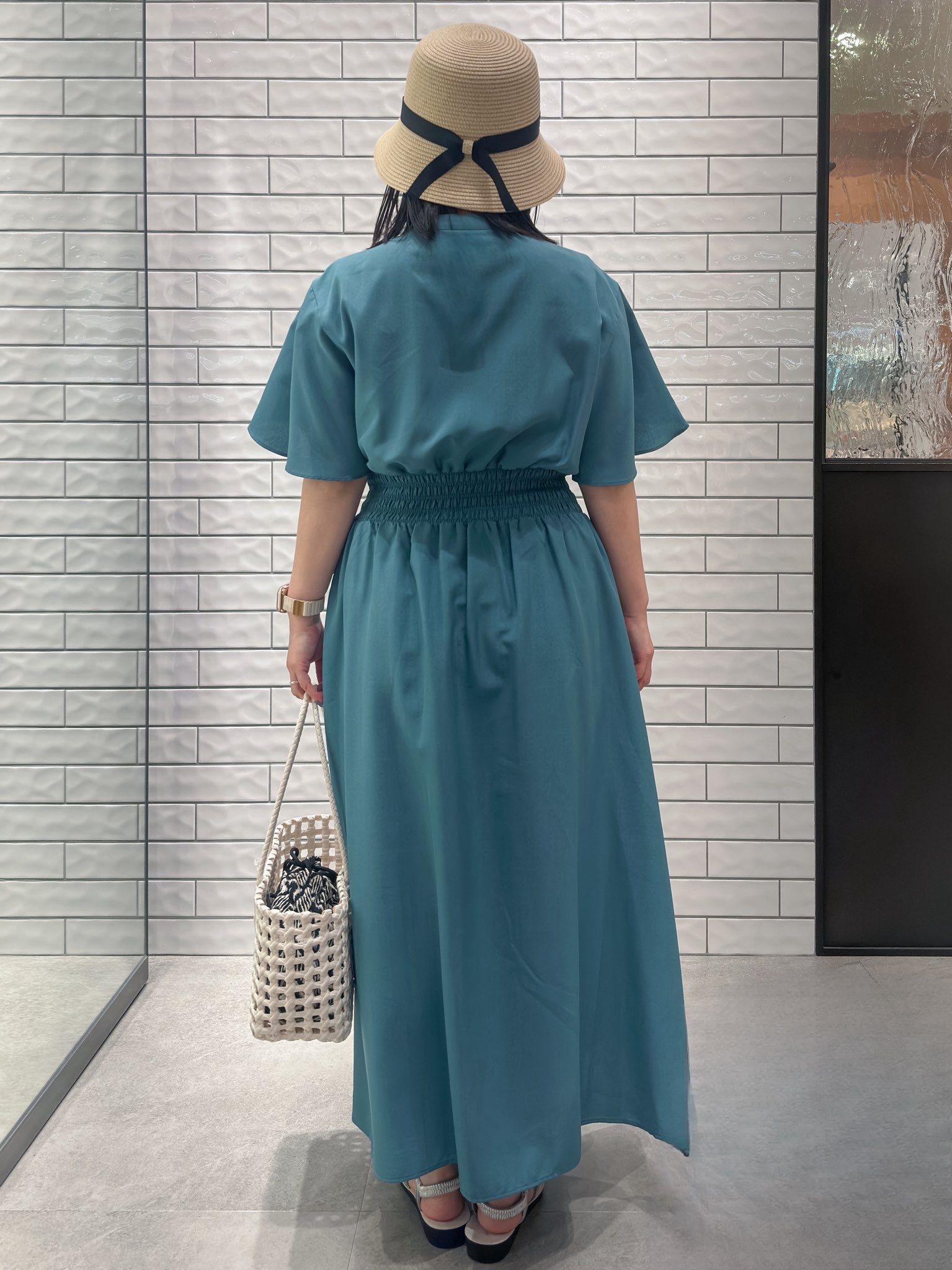 Minさんの「OPAQUE.CLIP｜スキッパーシャツワンピース【洗濯機OK／イージーアイロン】」を使ったコーディネート