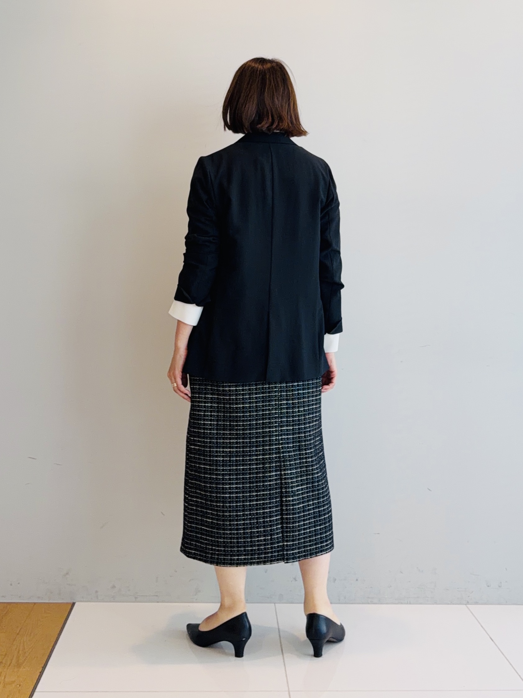 murayamaさんの「INDIVI｜【新作登場！着る日傘】 ダブルジャケット」を使ったコーディネート