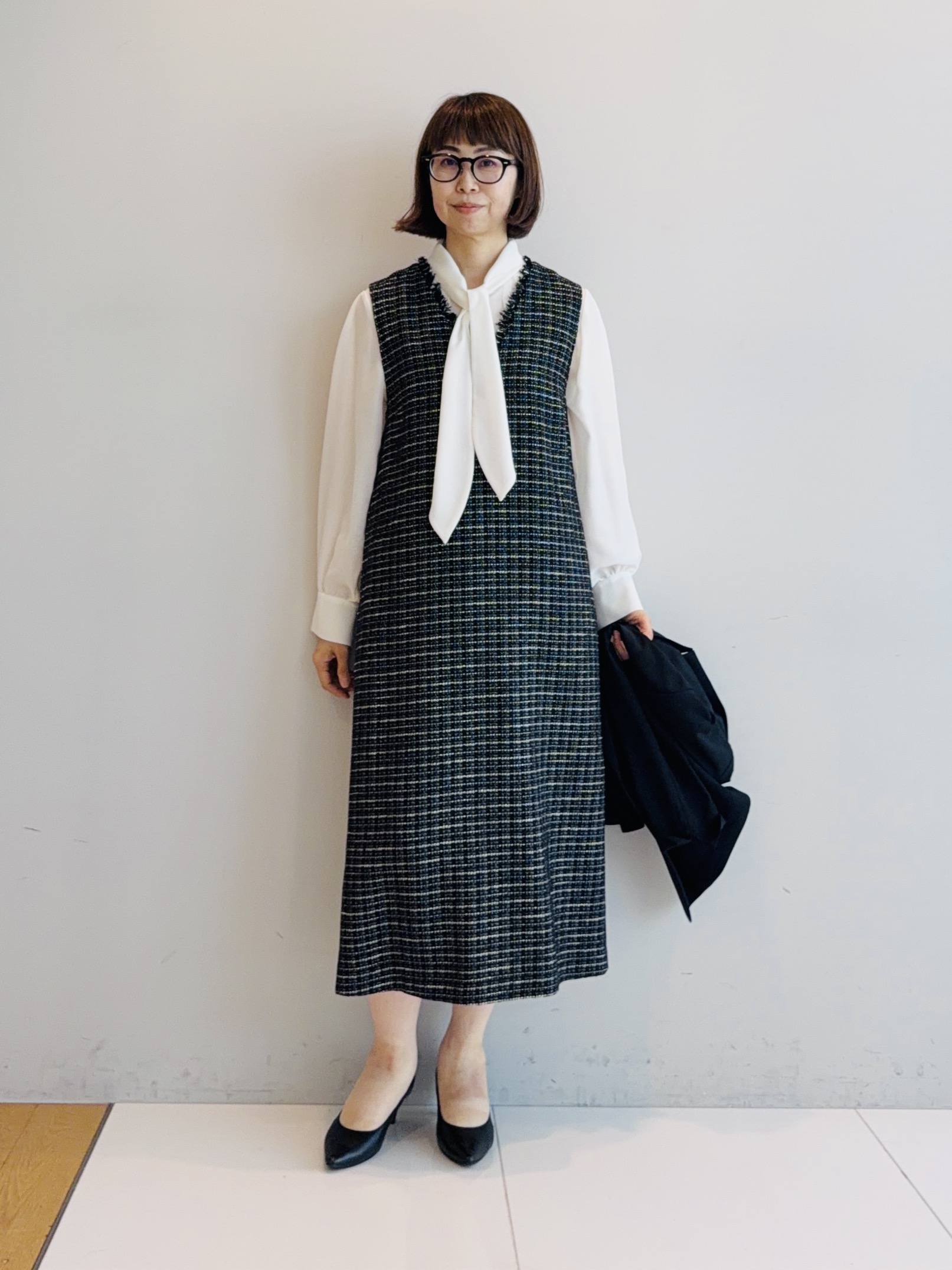 murayamaさんの「INDIVI｜【新作登場！着る日傘】 ダブルジャケット」を使ったコーディネート