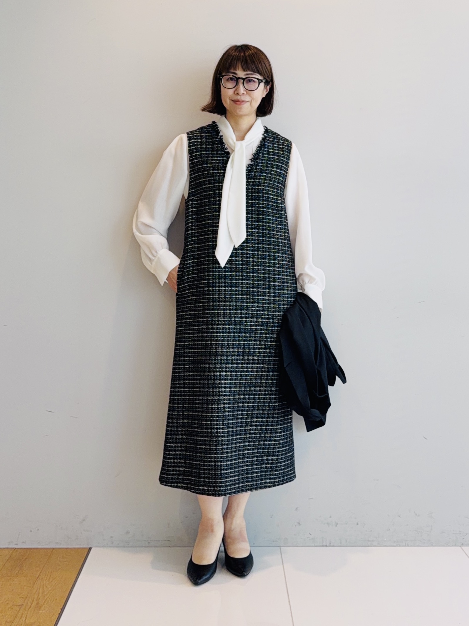 murayamaさんの「INDIVI｜【新作登場！着る日傘】 ダブルジャケット」を使ったコーディネート