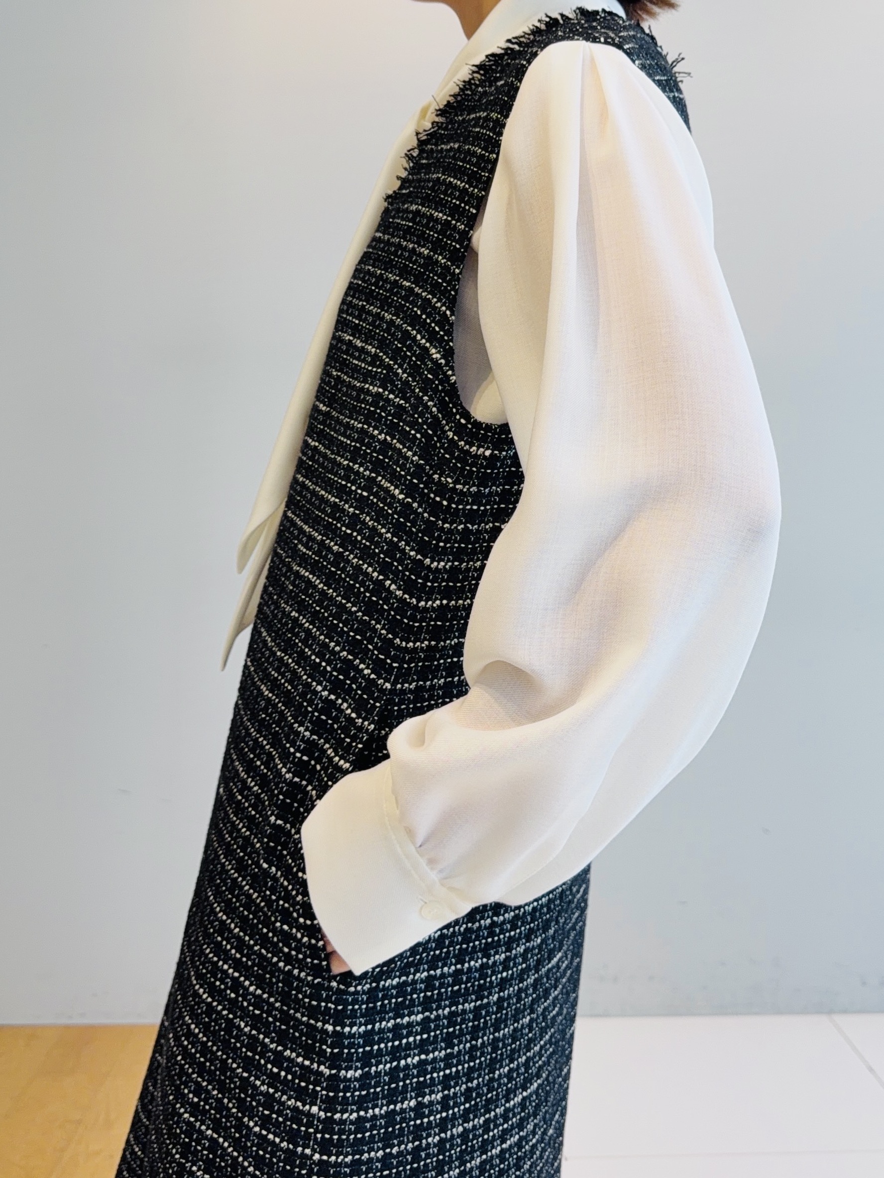 murayamaさんの「INDIVI｜【新作登場！着る日傘】 ダブルジャケット」を使ったコーディネート