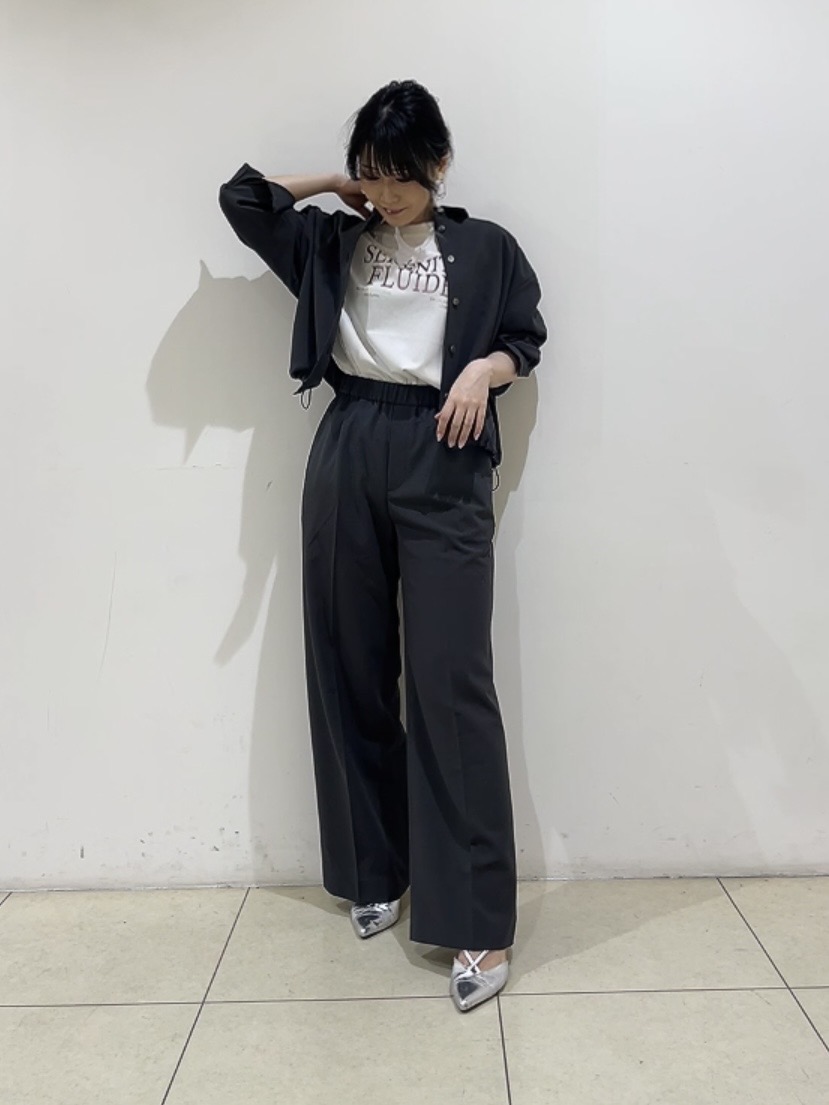 watanabeさんの「UNTITLED｜【セットアップ可/UVカット/接触冷感】エアリークールドロストシャツ」を使ったコーディネート