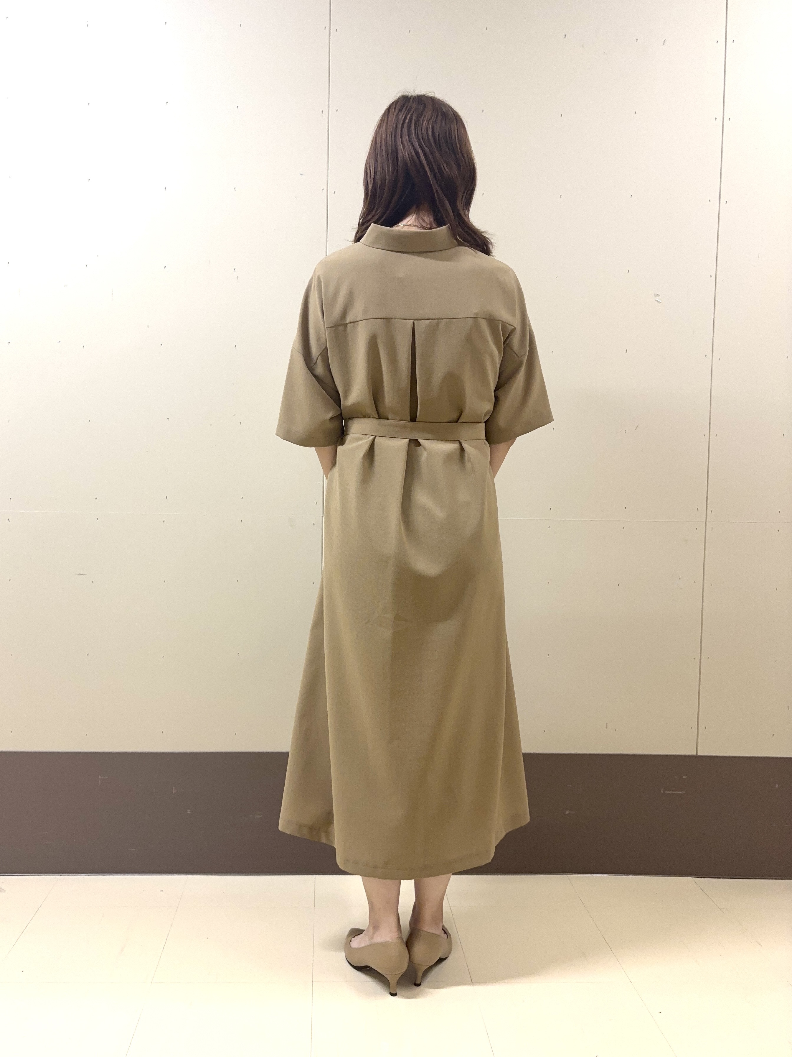 yuriさんの「UNTITLED｜【残暑も快適/UVカット/接触冷感】エアリークールワンピース」を使ったコーディネート
