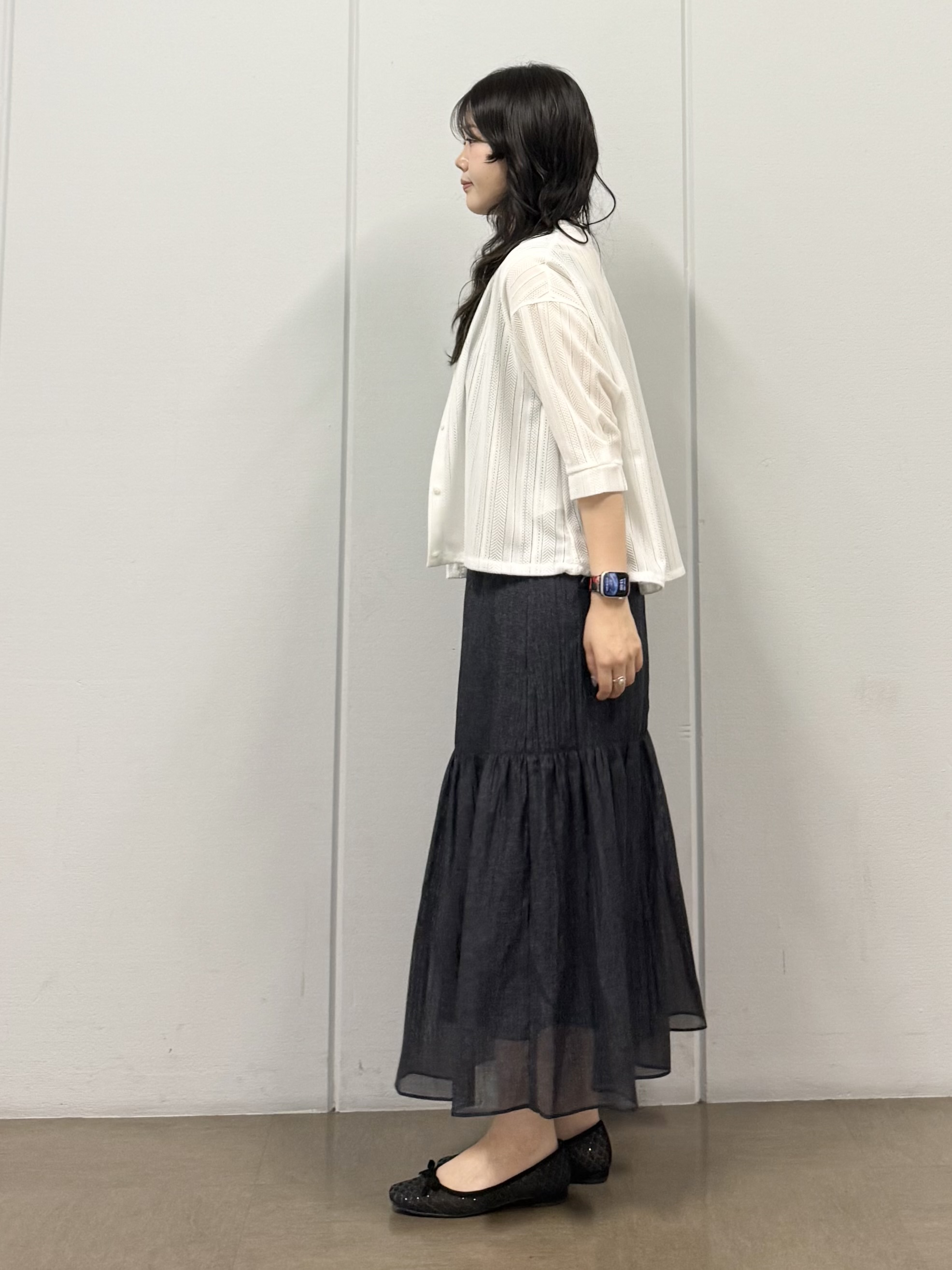 mizukiさんの「INDIVI｜【日本製】ビスチェインナータンクトップ」を使ったコーディネート