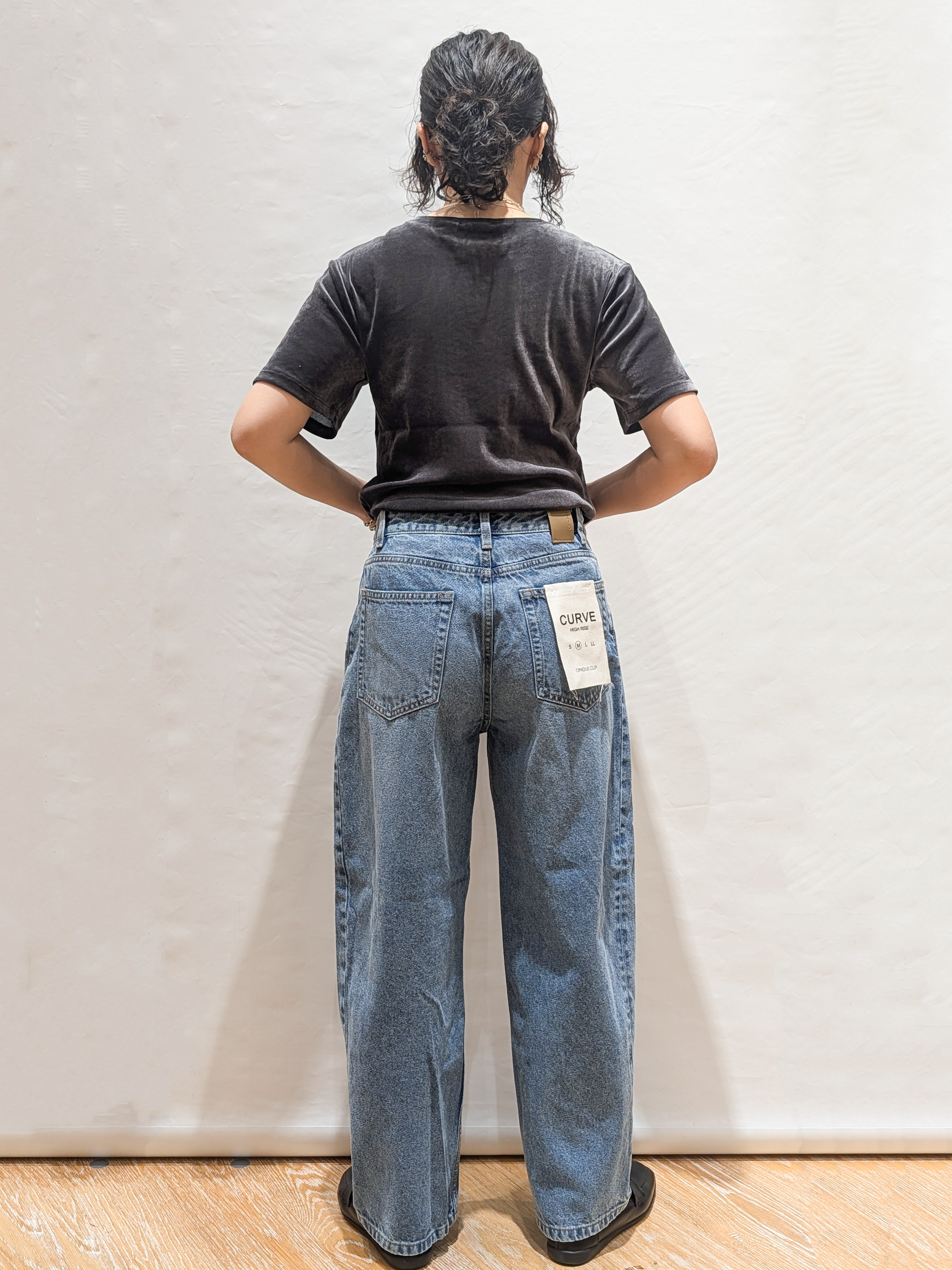 ぽんさんの「OPAQUE.CLIP｜フロッキーチュールカットソー【洗濯機OK】」を使ったコーディネート