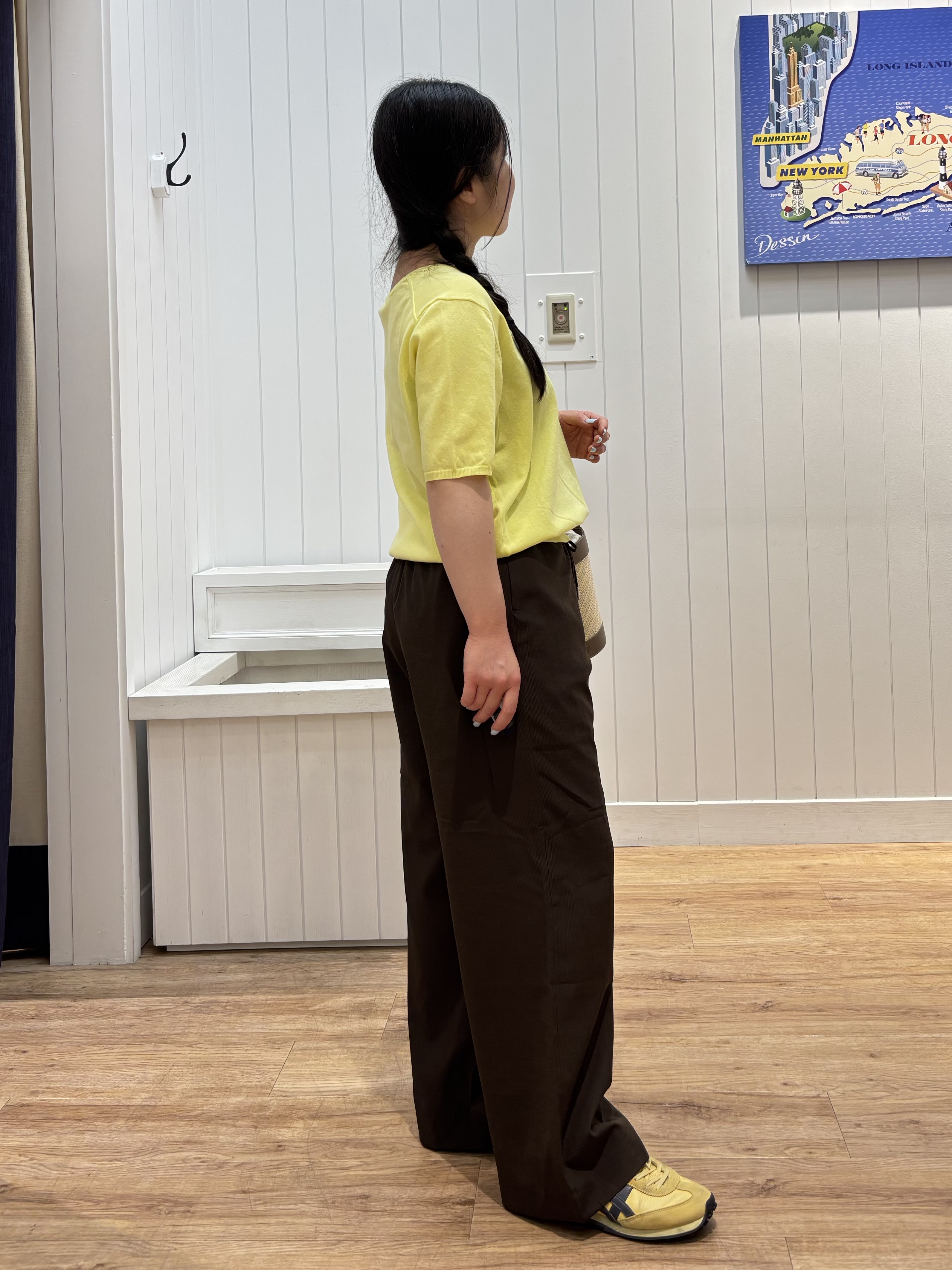 山中美乃理さんの「Dessin｜【9色展開/接触冷感/UVカット】ドライタッチサマーニットT」を使ったコーディネート