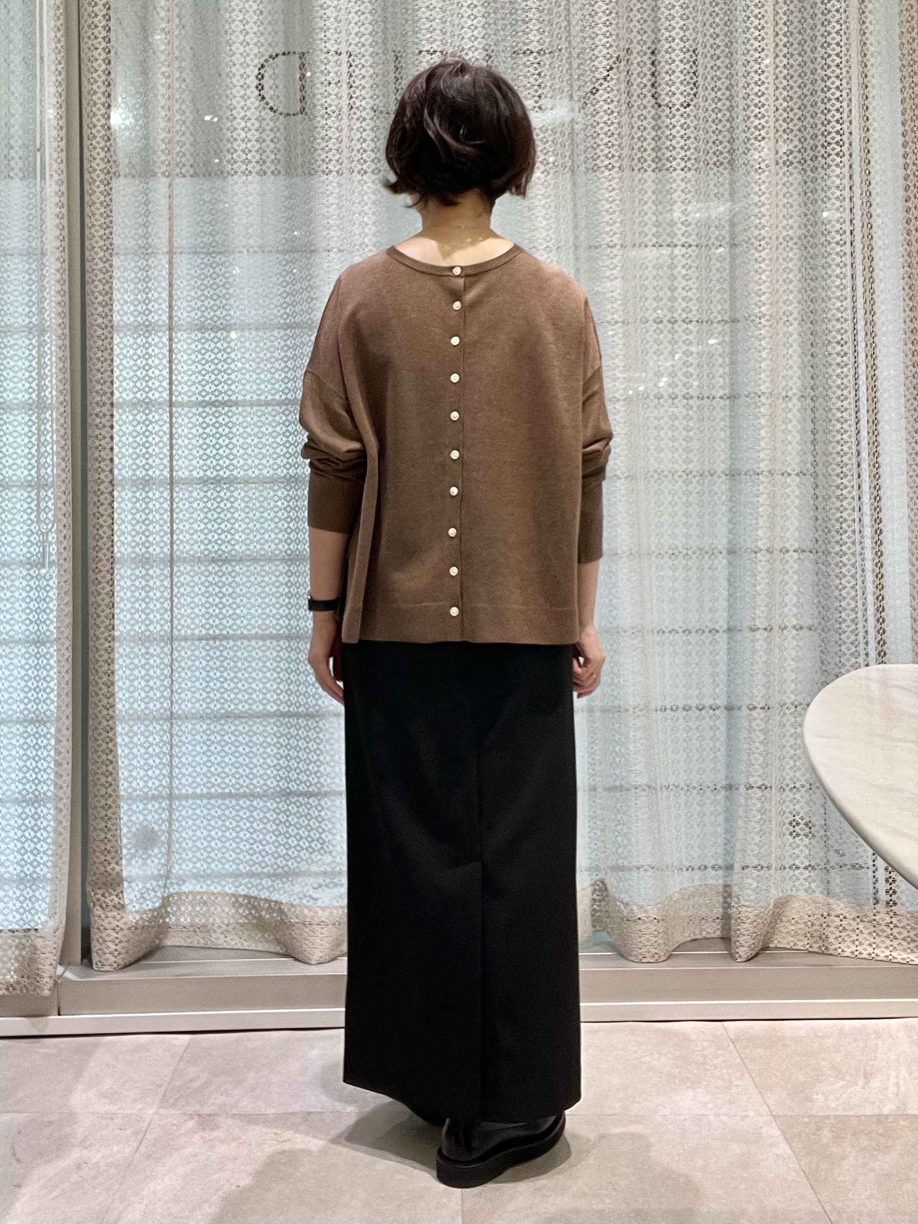 ymさんの「UNTITLED｜【アンサンブル可】前後2WAYカーディガン」を使ったコーディネート