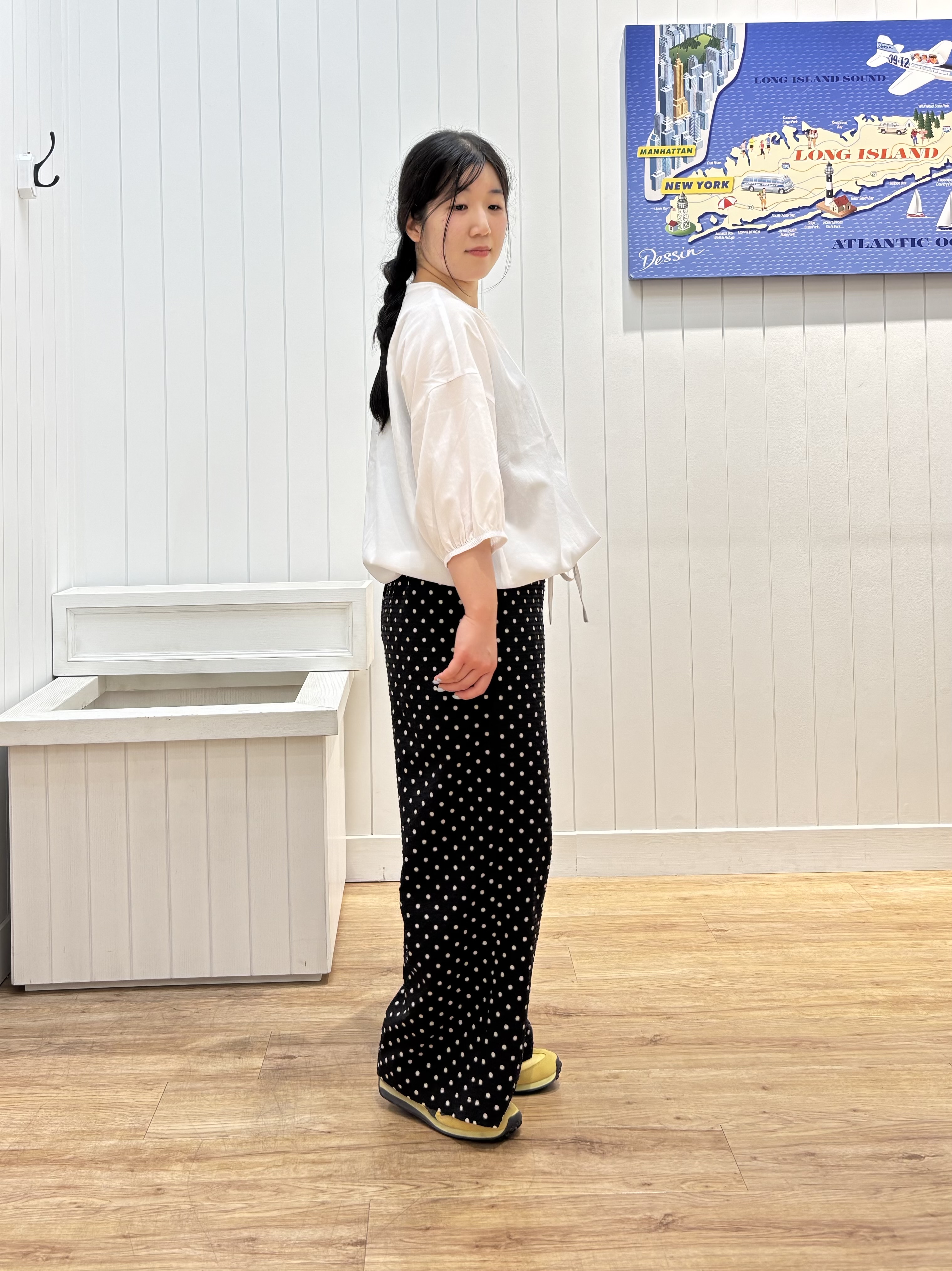 山中美乃理さんの「Dessin｜【高通気/セットアップ可】ドロストシャツ」を使ったコーディネート