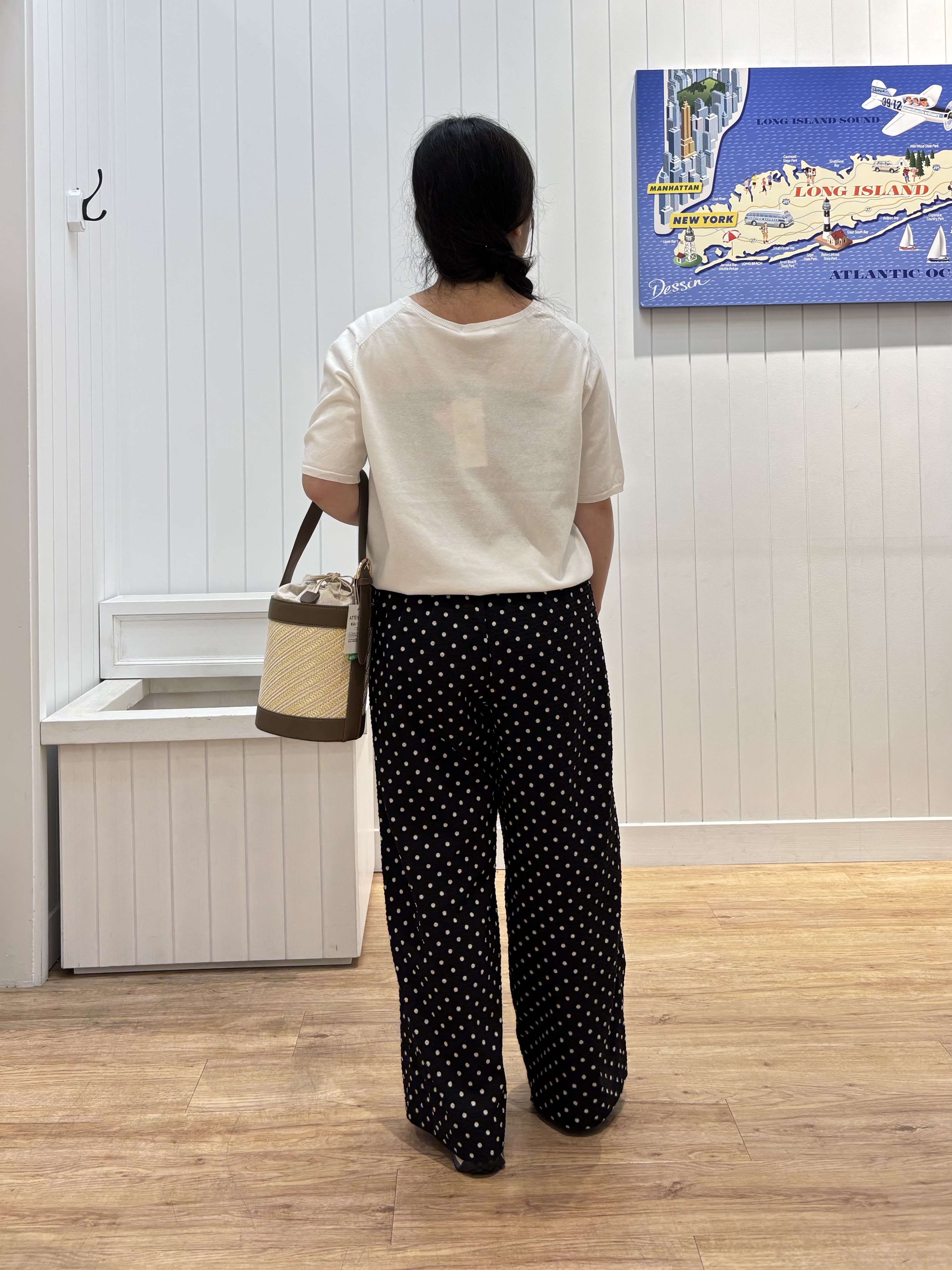 山中美乃理さんの「Dessin｜【9色展開/接触冷感/UVカット】ドライタッチサマーニットT」を使ったコーディネート