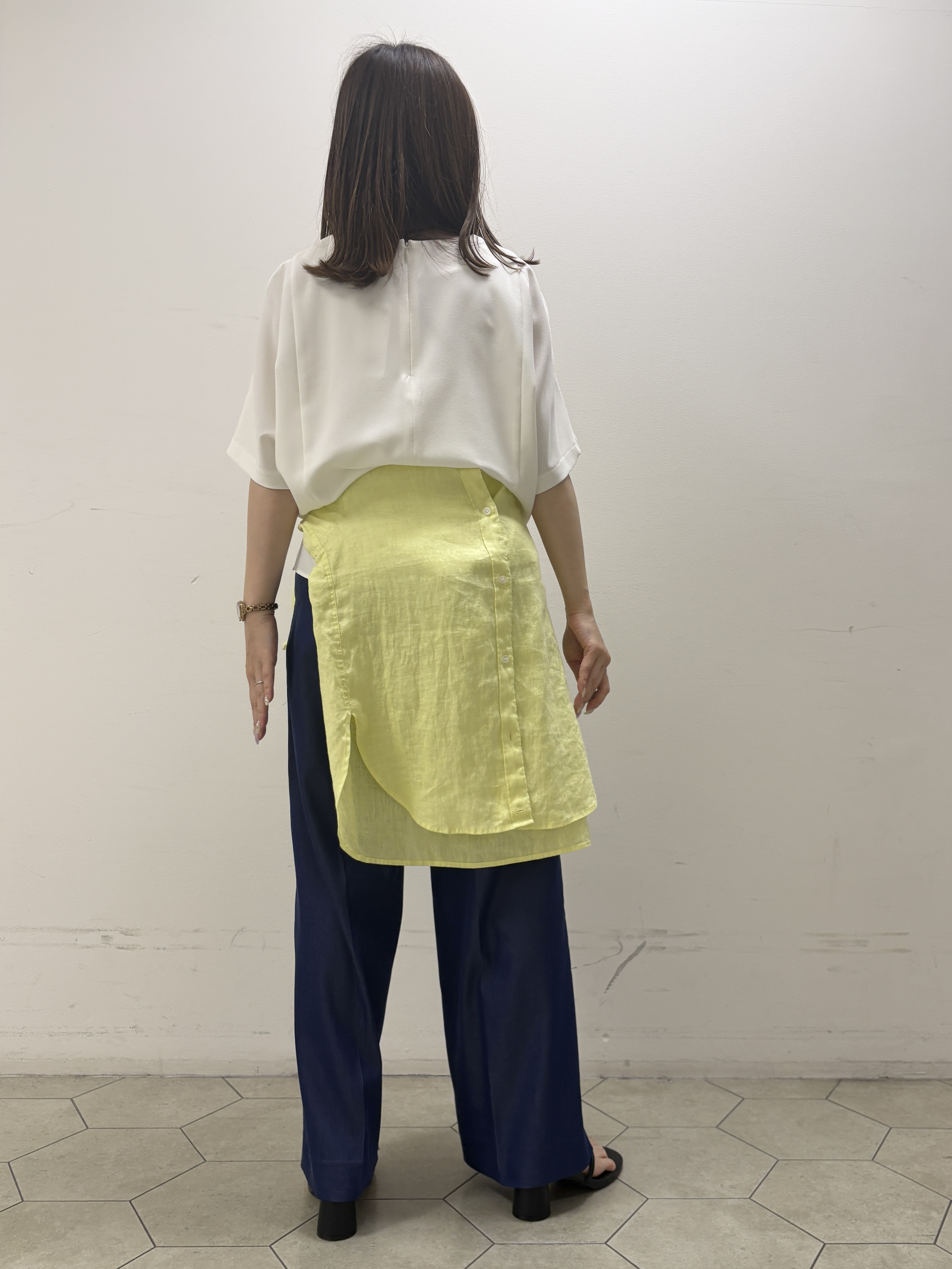 kahoさんの「INDIVI｜【着る日傘】ドルマントップス」を使ったコーディネート