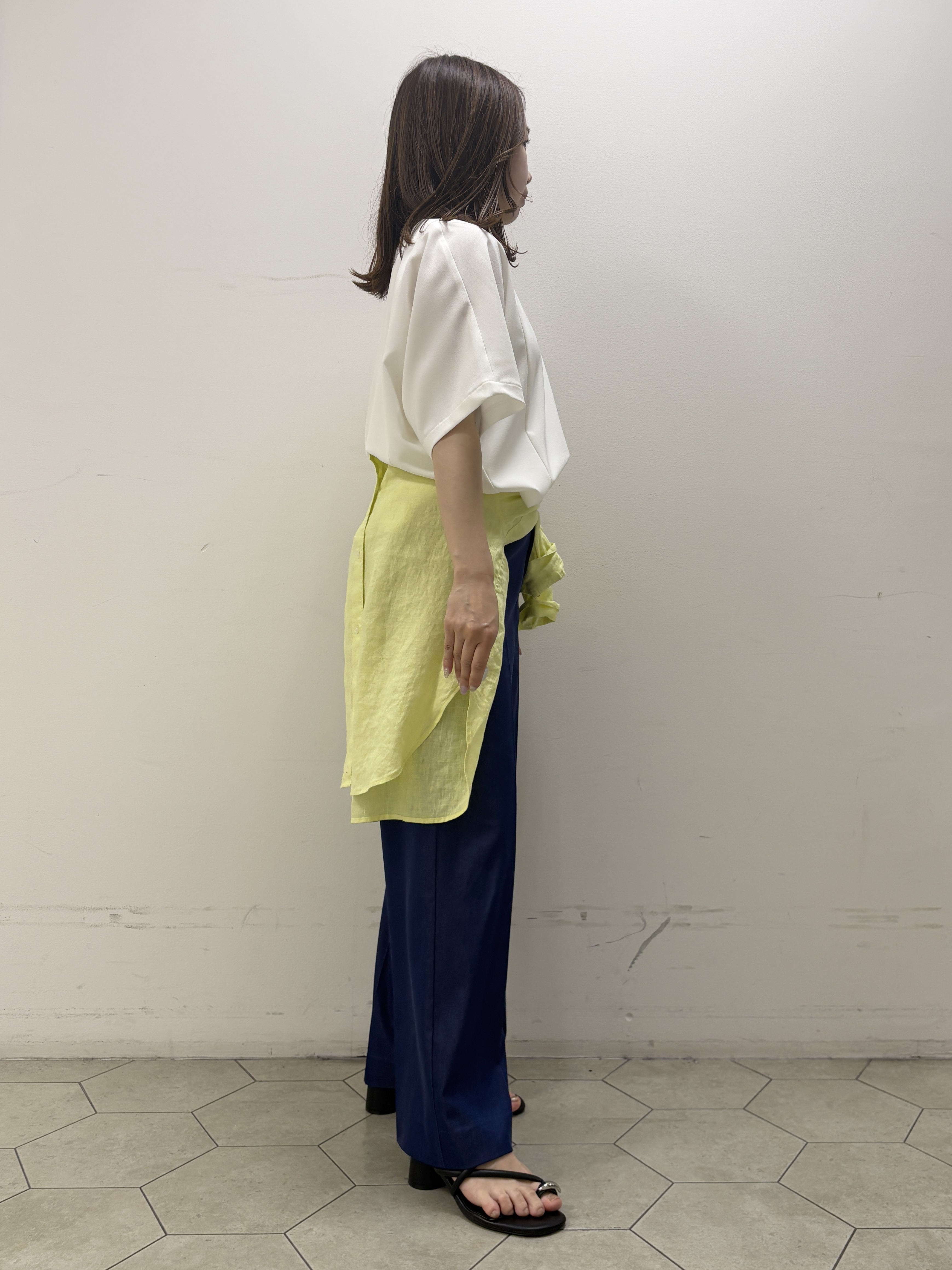 kahoさんの「INDIVI｜【着る日傘】ドルマントップス」を使ったコーディネート