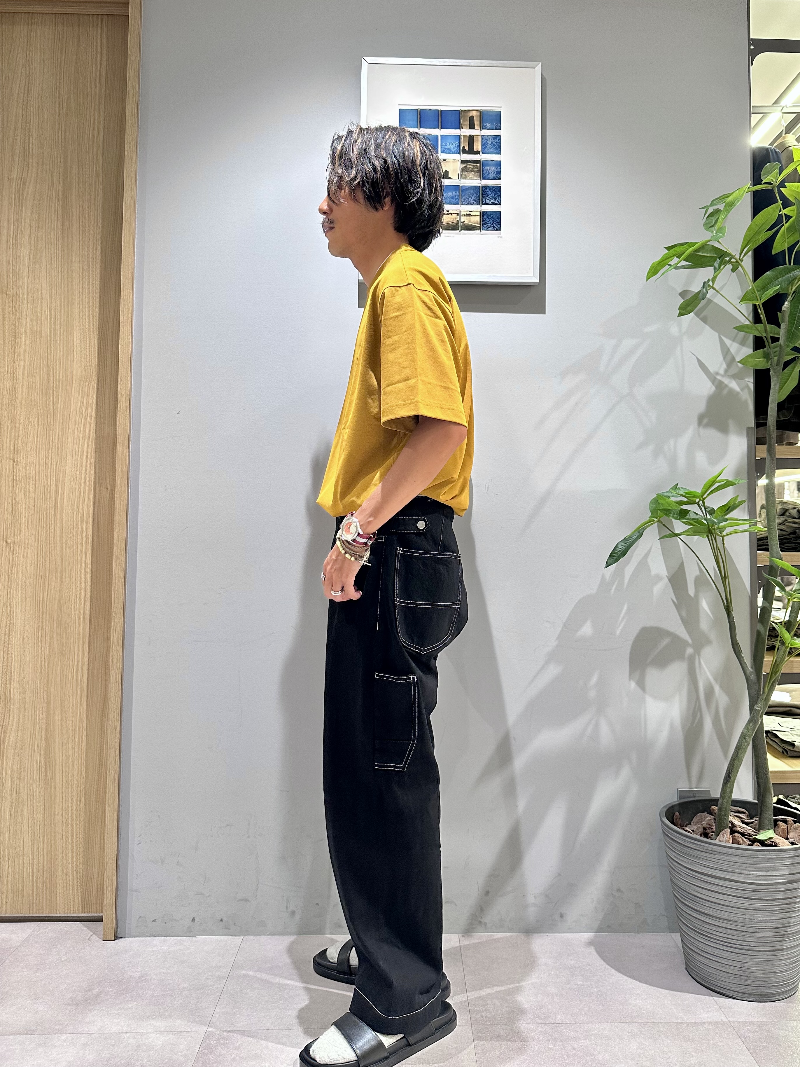 obaさんの「TAKEO KIKUCHI｜【汗染み軽減/接触冷感】フェイクレイヤード ワンポイント刺繍Ｔシャツ」を使ったコーディネート