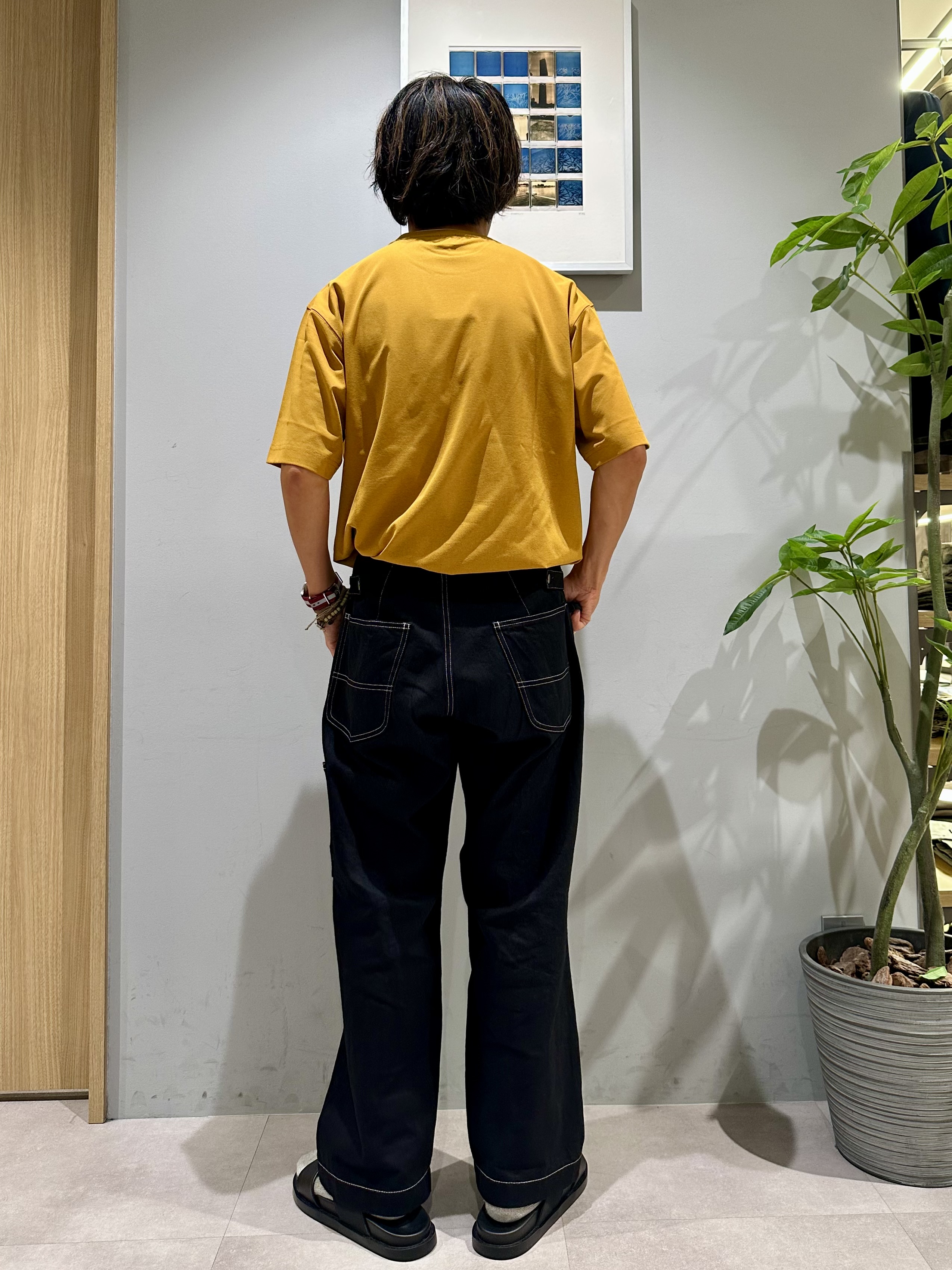 obaさんの「TAKEO KIKUCHI｜【汗染み軽減/接触冷感】フェイクレイヤード ワンポイント刺繍Ｔシャツ」を使ったコーディネート