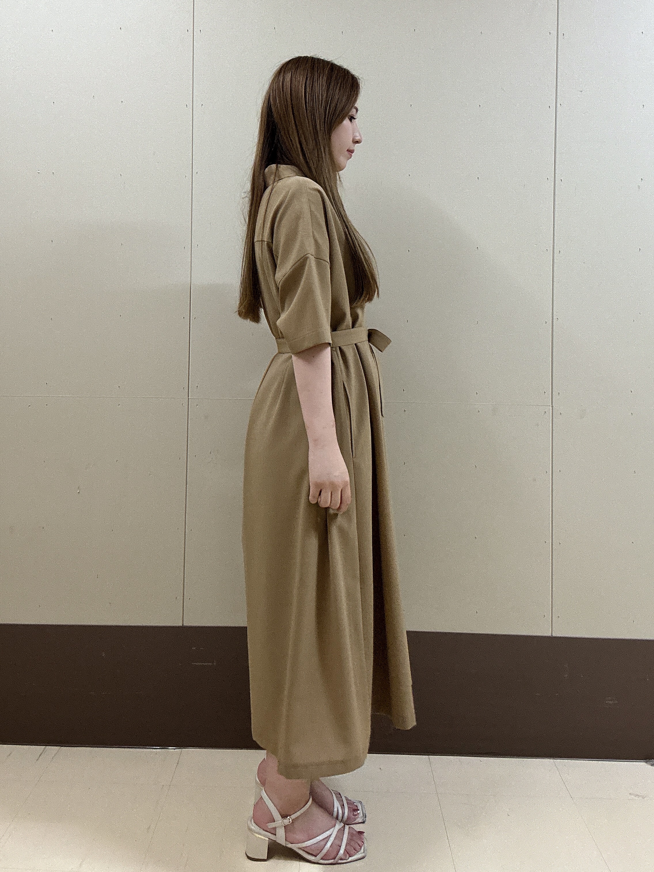 rimaさんの「UNTITLED｜【UVカット/接触冷感/通気性】エアリークールワンピース」を使ったコーディネート
