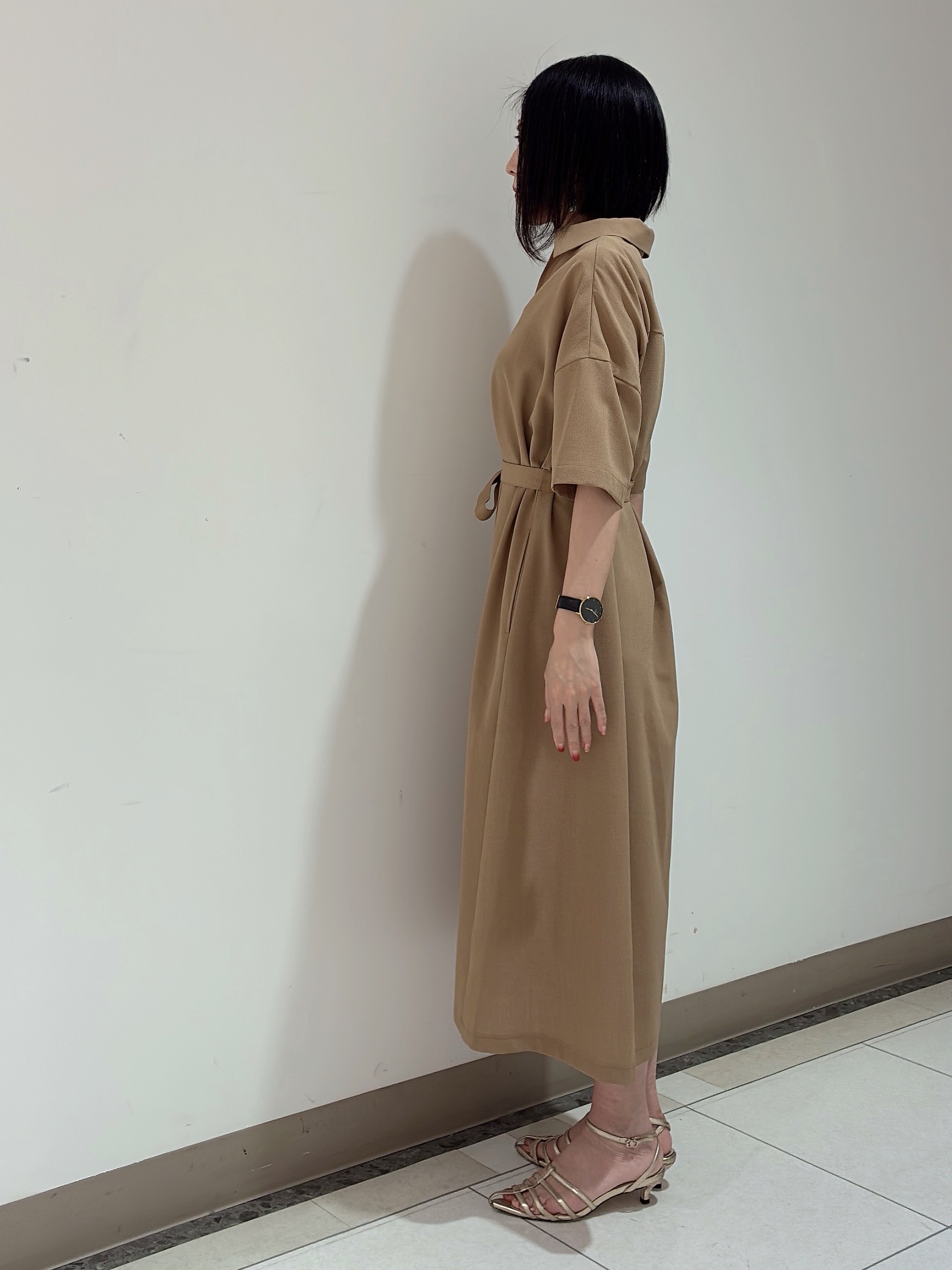 環さんの「UNTITLED｜【UVカット/接触冷感/通気性】エアリークールワンピース」を使ったコーディネート