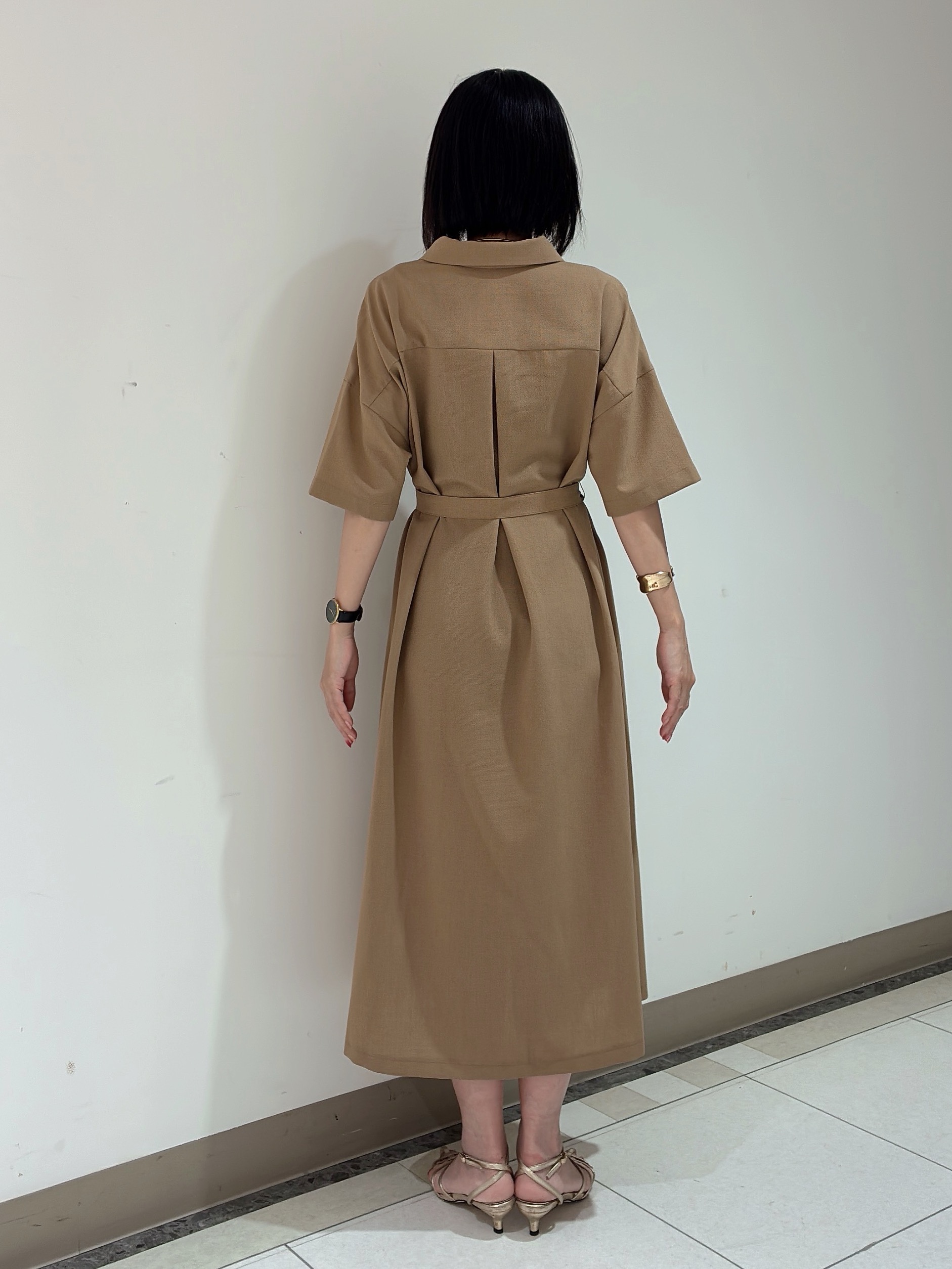 環さんの「UNTITLED｜【UVカット/接触冷感/通気性】エアリークールワンピース」を使ったコーディネート