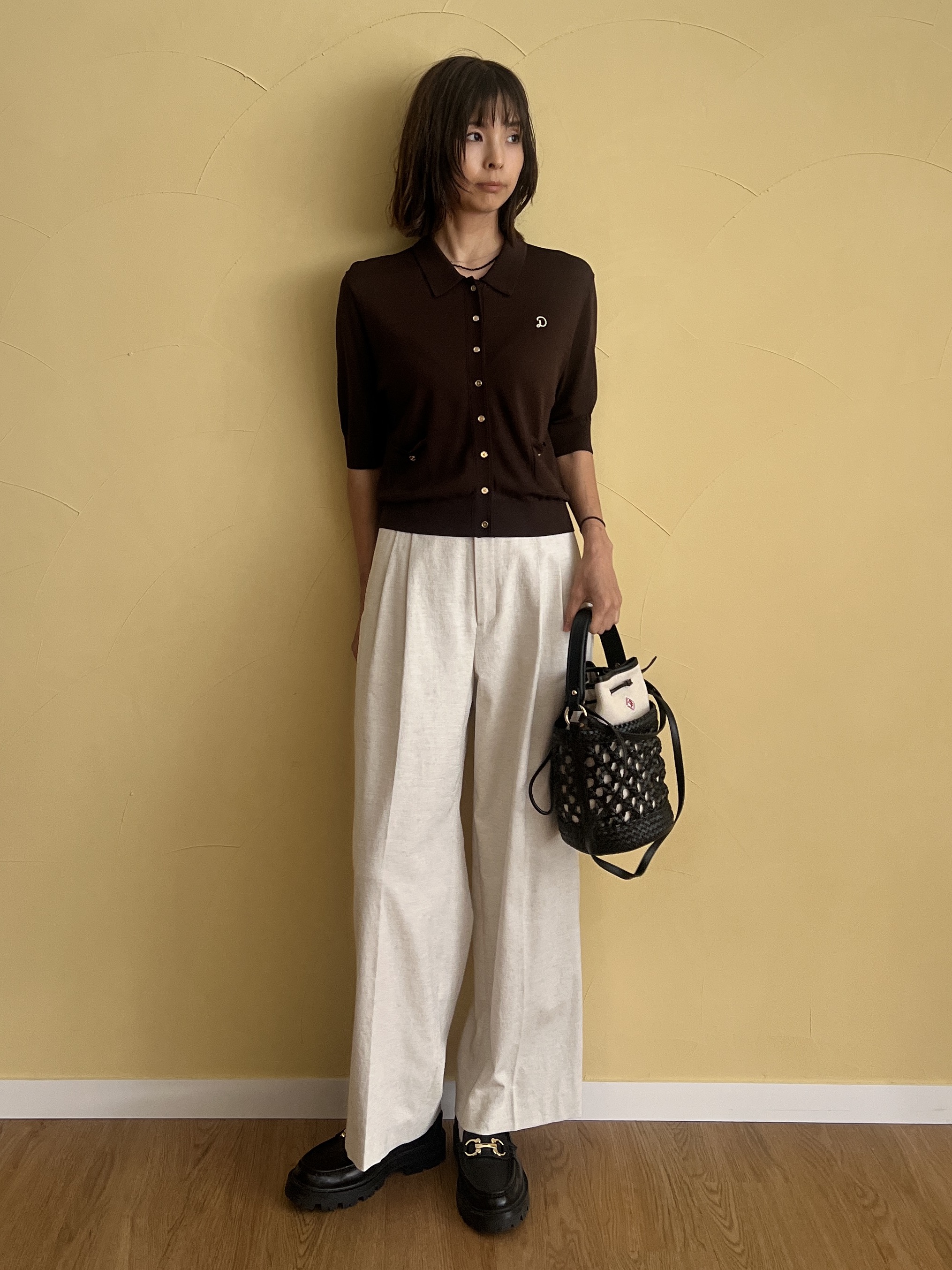 misaさんの「DRESSTERIOR｜UV接触冷感シアーカーディガン」を使ったコーディネート