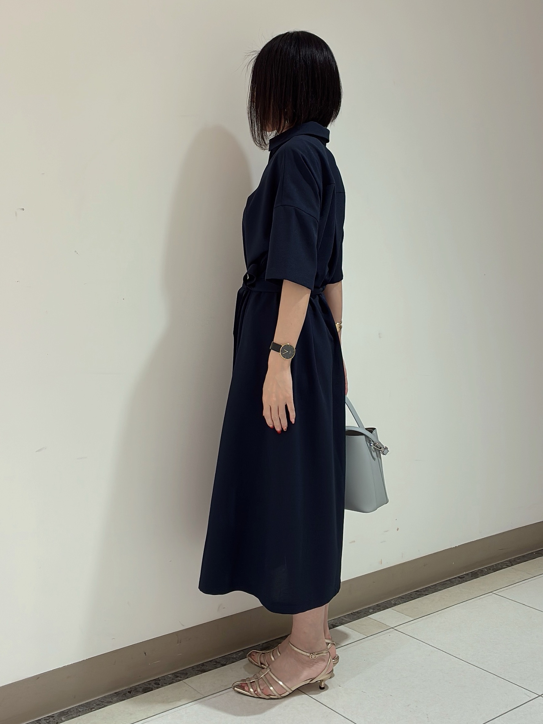 環さんの「UNTITLED｜【UVカット/接触冷感/通気性】エアリークールワンピース」を使ったコーディネート
