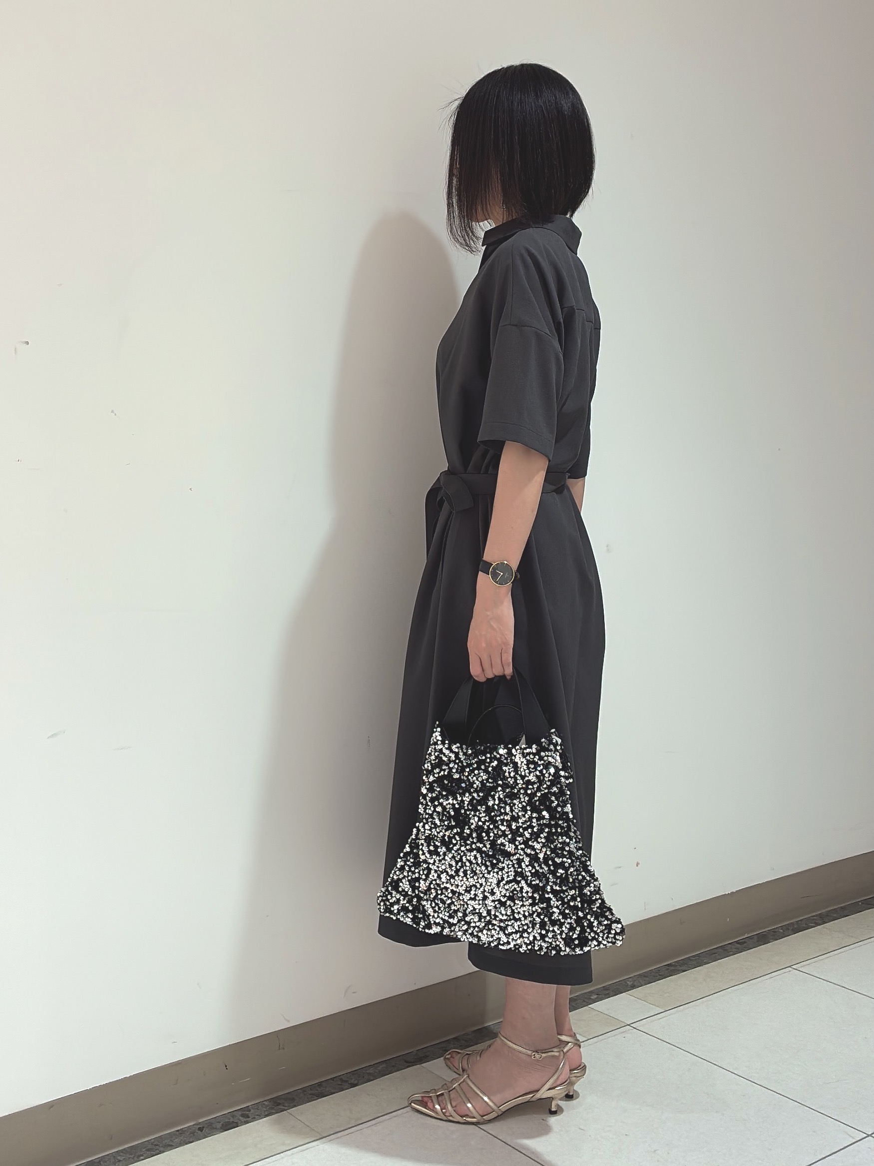 環さんの「UNTITLED｜【UVカット/接触冷感/通気性】エアリークールワンピース」を使ったコーディネート