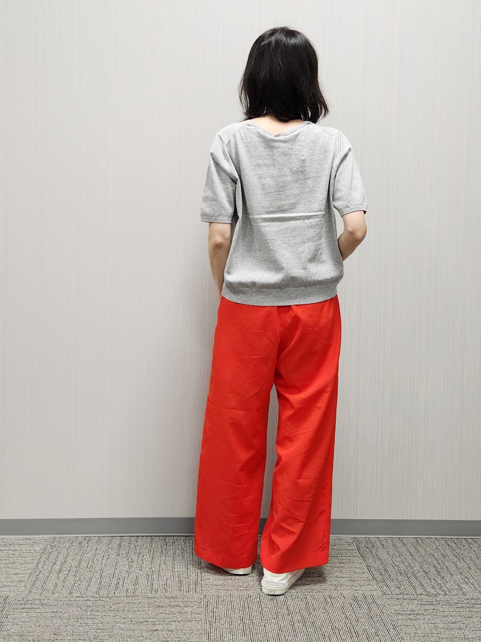 naraさんの「Dessin｜【9色展開/接触冷感/UVカット】ドライタッチサマーニットT」を使ったコーディネート