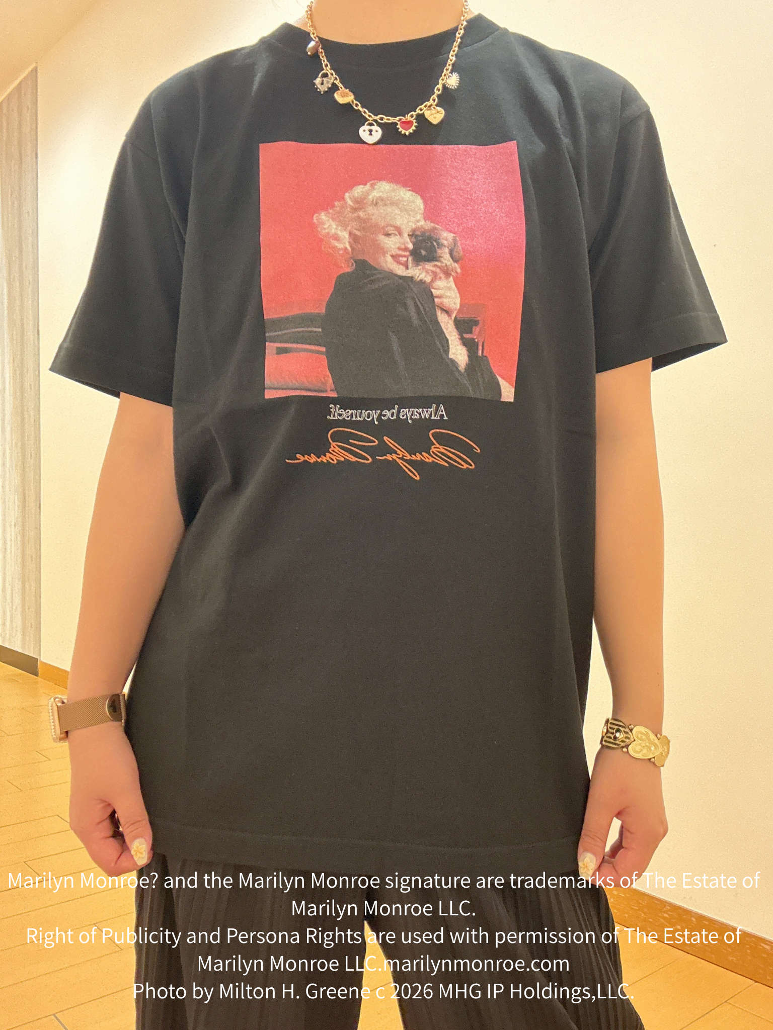 ヒナさんの「TAKEO KIKUCHI｜【別注】マリリン・モンロー/フォトTシャツ」を使ったコーディネート