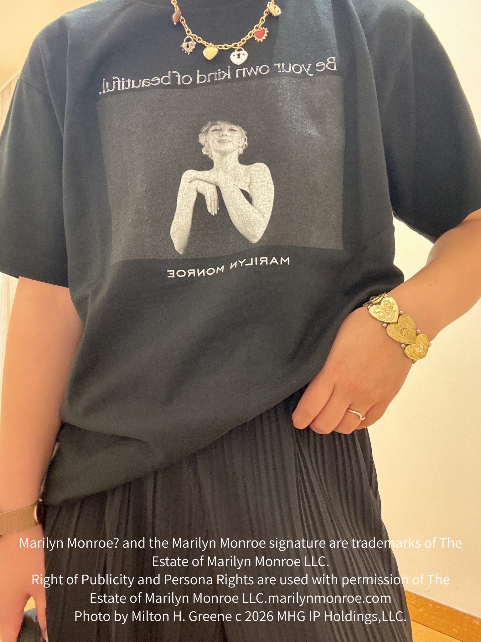 ヒナさんの「TAKEO KIKUCHI｜【別注】マリリン・モンロー/フォトTシャツ」を使ったコーディネート