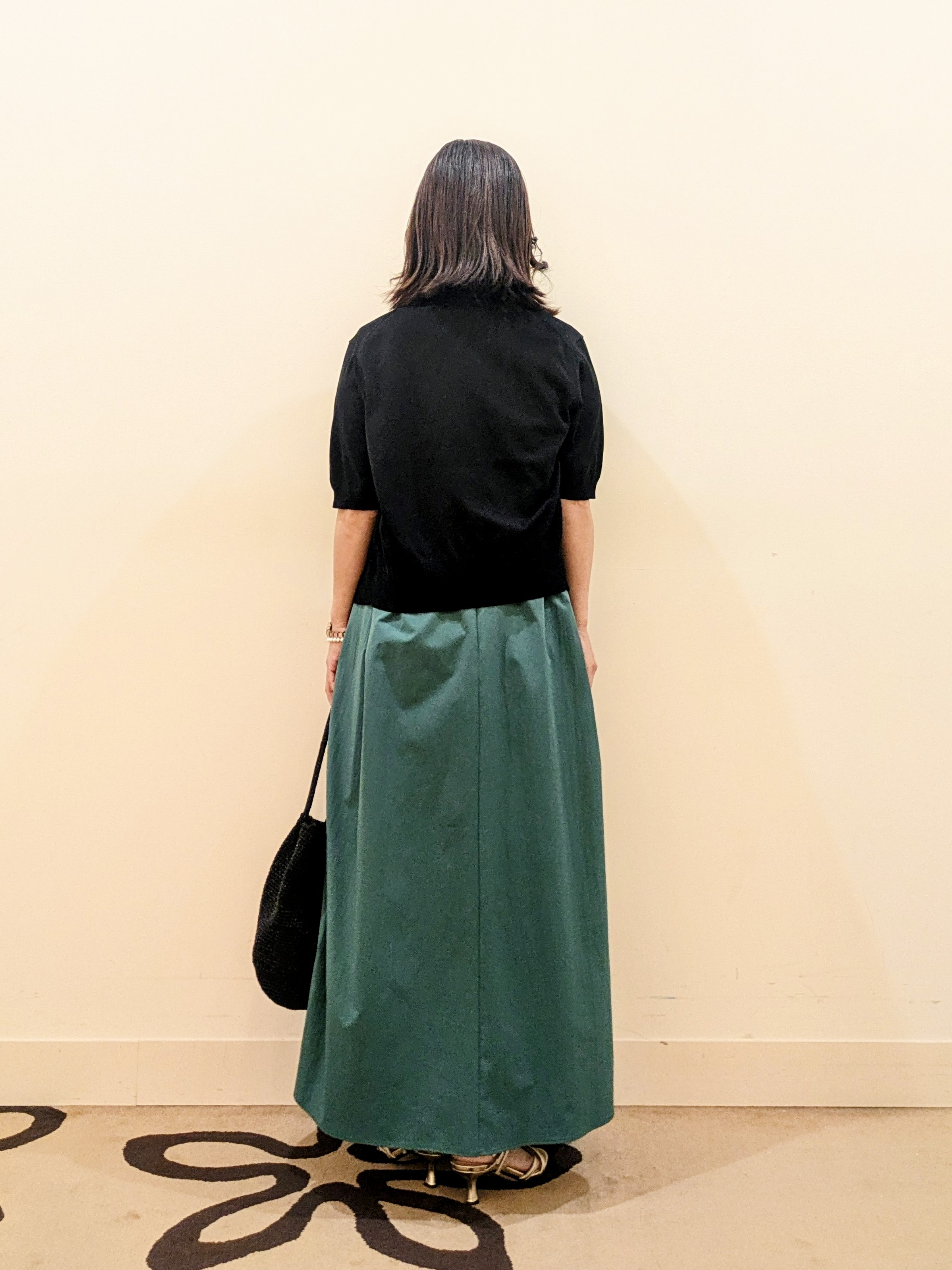 laverさんの「UNTITLED｜【接触冷感/UVカット/吸水速乾】Aラインロングワンピース」を使ったコーディネート