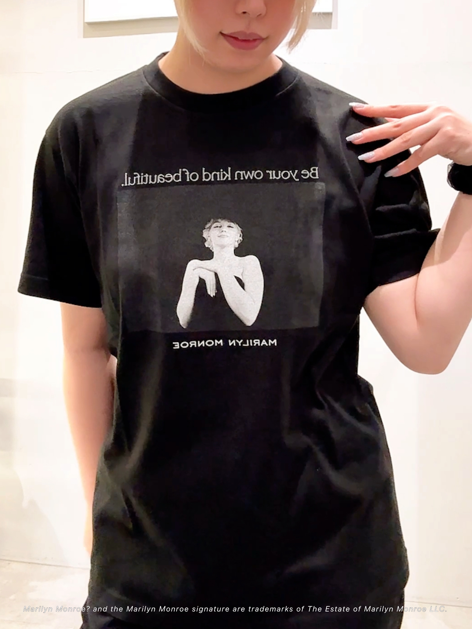 ユウナさんの「TAKEO KIKUCHI｜【別注】マリリン・モンロー/フォトTシャツ」を使ったコーディネート