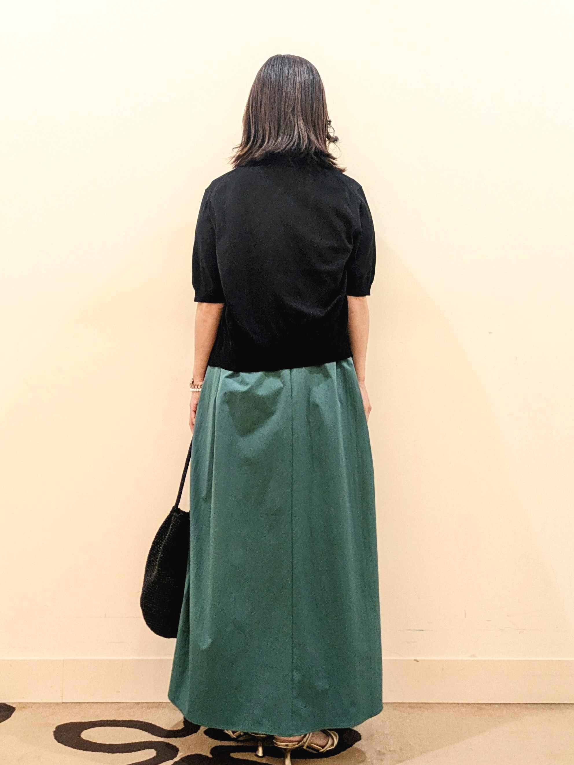laverさんの「UNTITLED｜【接触冷感/UVカット/吸水速乾】Aラインロングワンピース」を使ったコーディネート