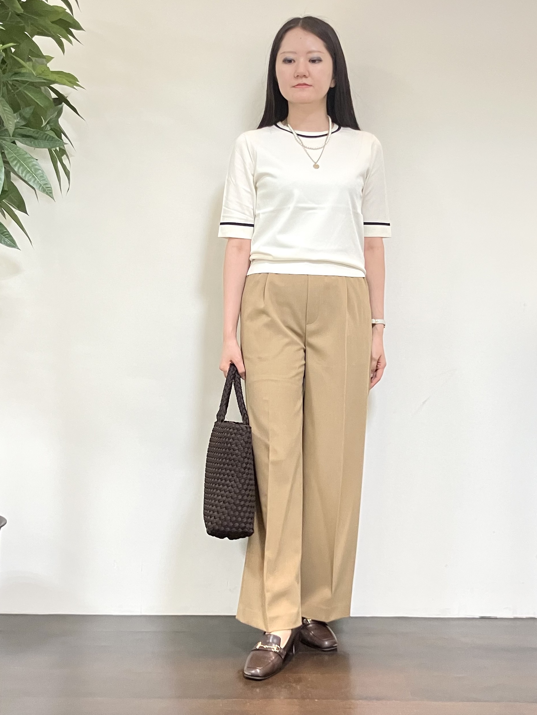 カレンさんの「UNTITLED｜【セットアップ可/UVカット/通気性】エアリークール半袖ジャケット」を使ったコーディネート