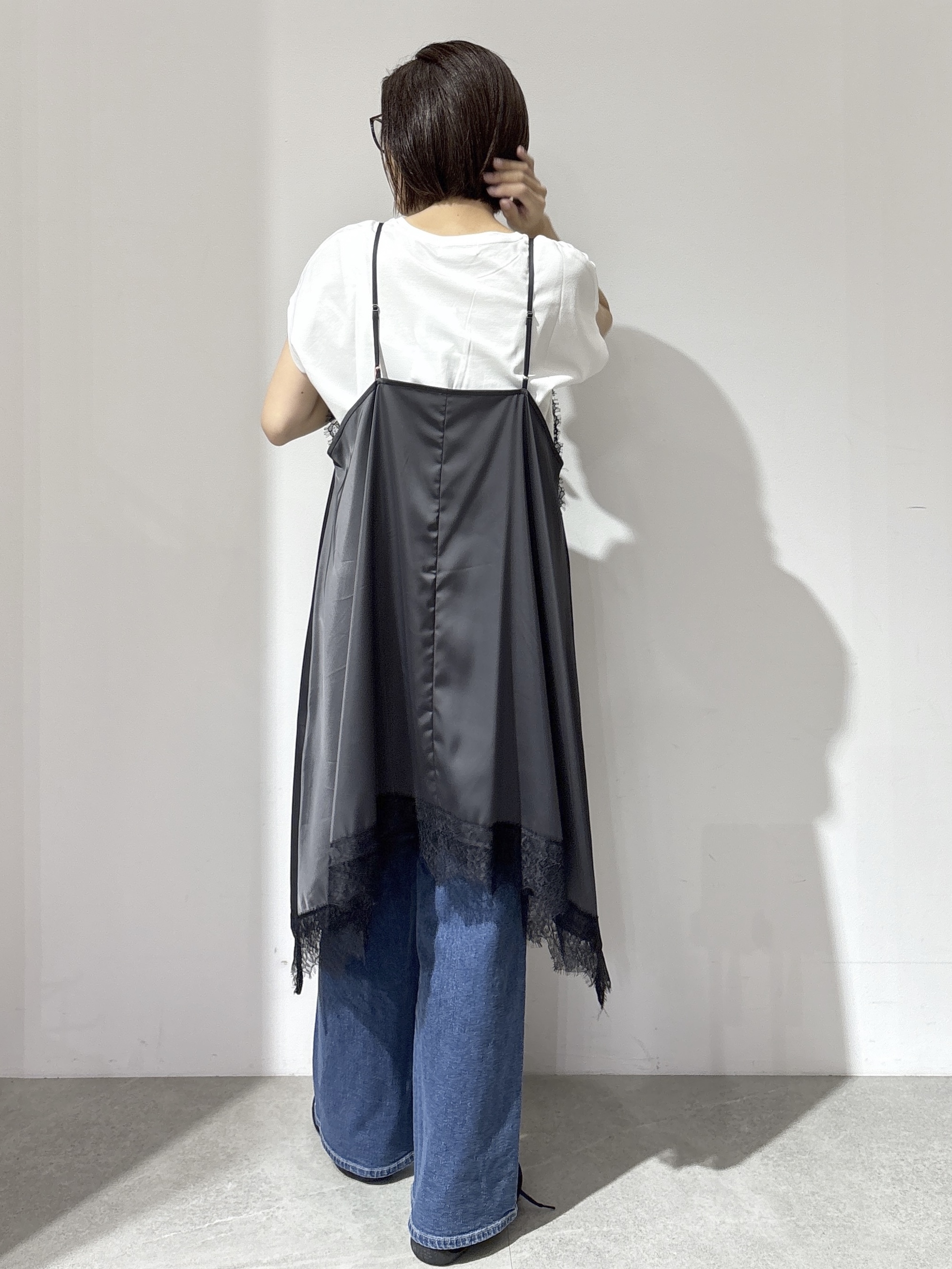 NAKAさんの「OPAQUE.CLIP｜フレンチスリーブカットソー【洗濯機OK】」を使ったコーディネート