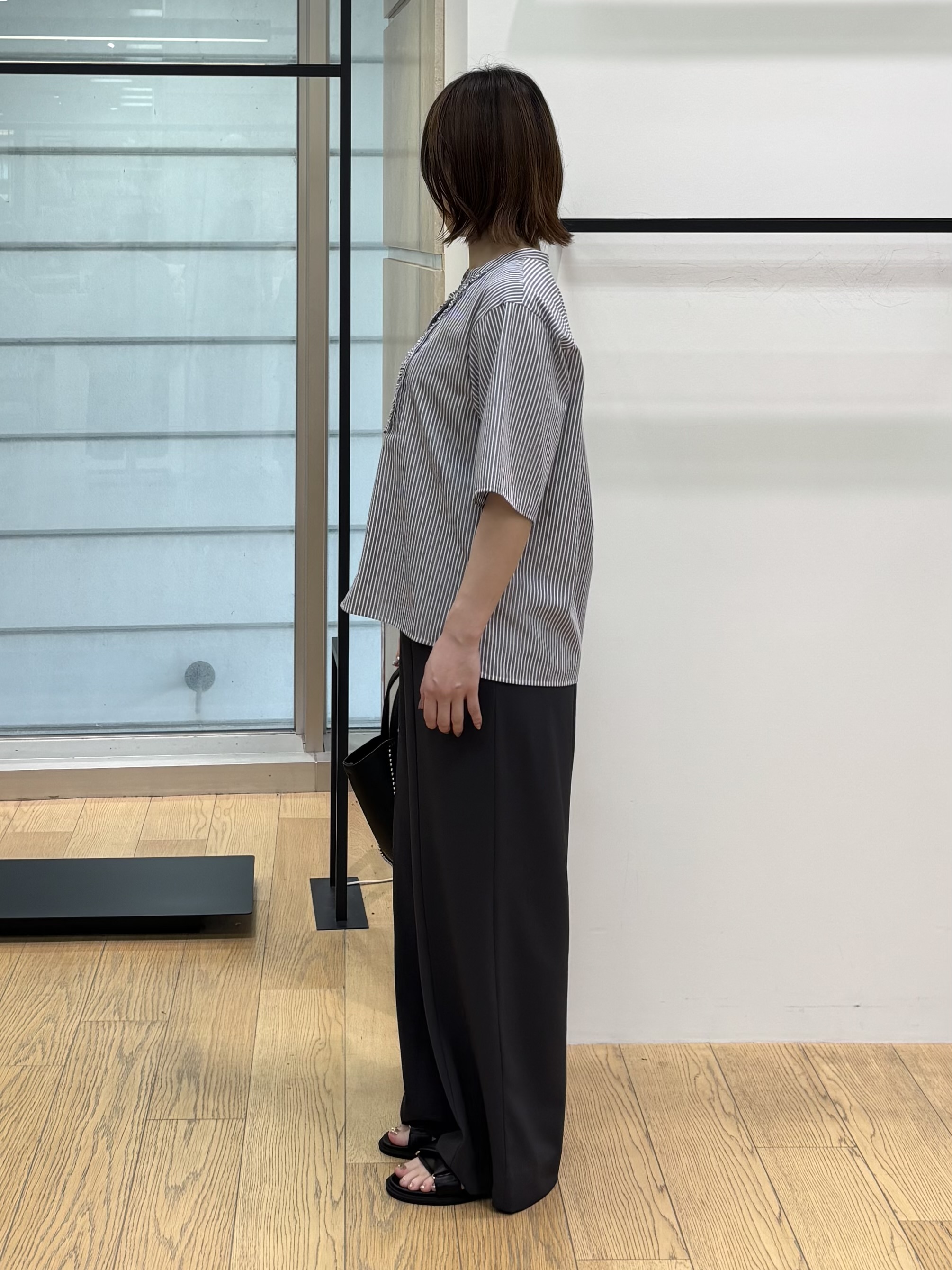 asamiさんの「INDIVI｜【UVケア／吸汗速乾／着映え】フリルピンタックブラウス」を使ったコーディネート