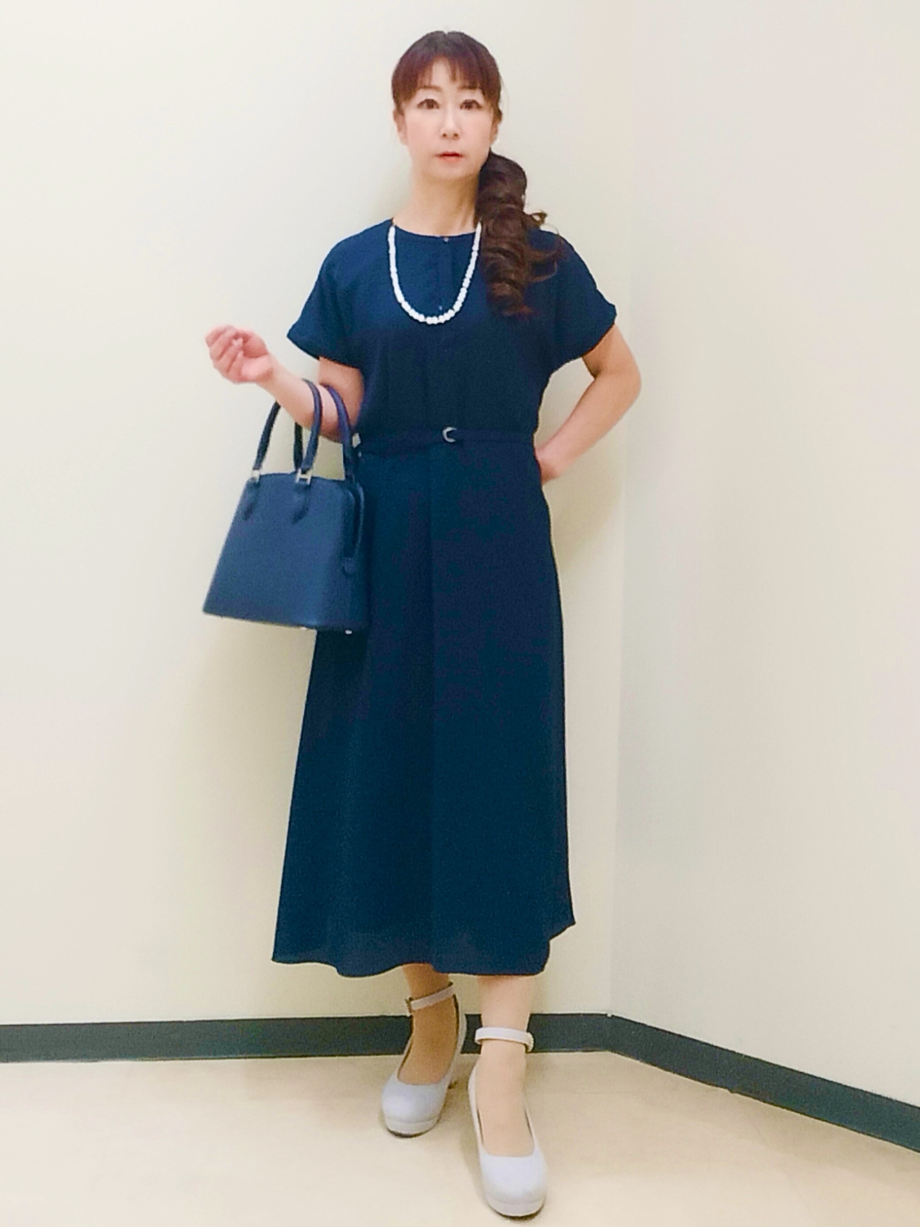 花さんの「Reflect｜【手洗い可】変形レオパード柄ワンピース」を使ったコーディネート