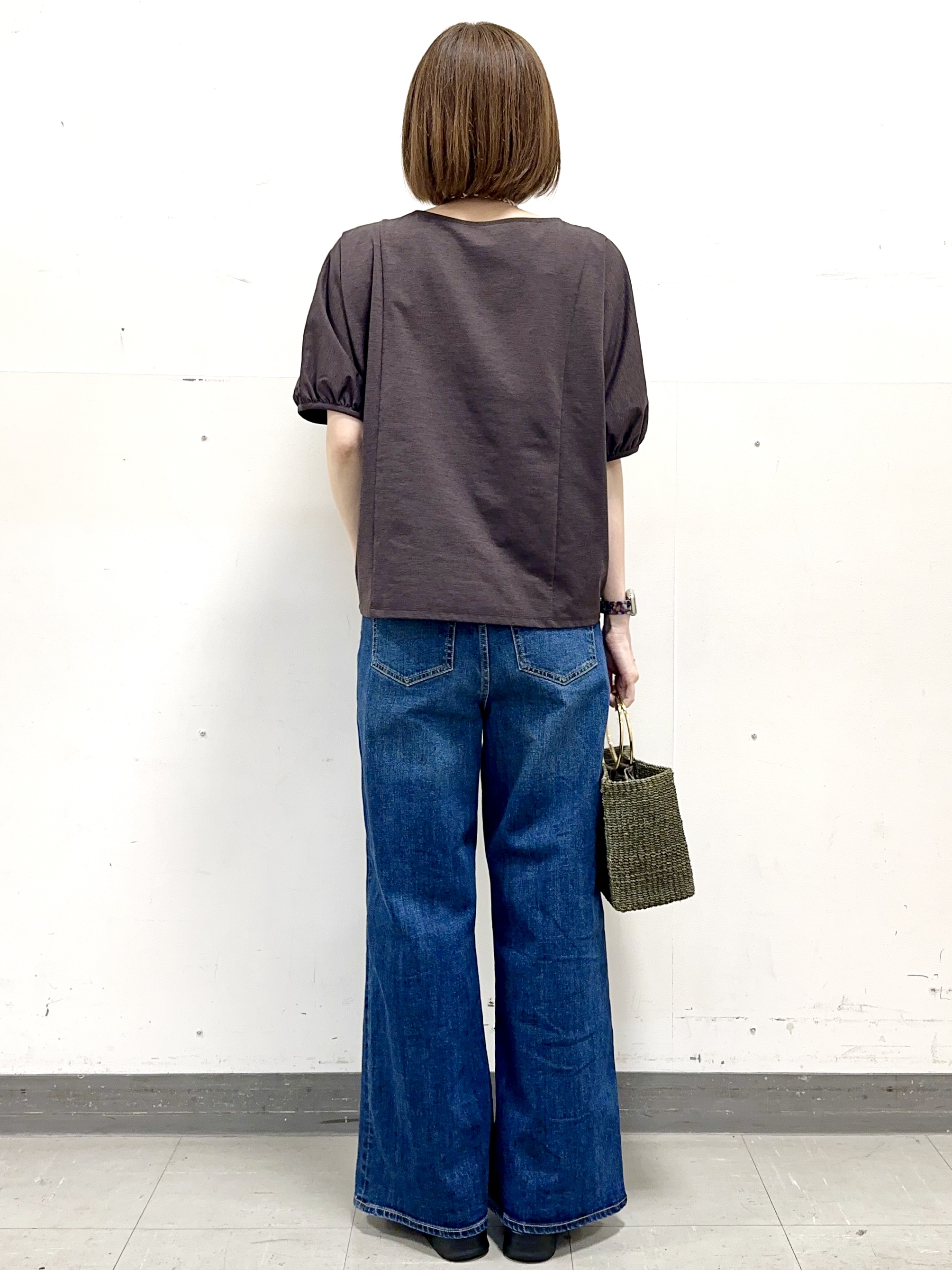 イト子さんの「Reflect｜【UVカット／接触冷感／吸水速乾】ギャザースリーブカットソー」を使ったコーディネート