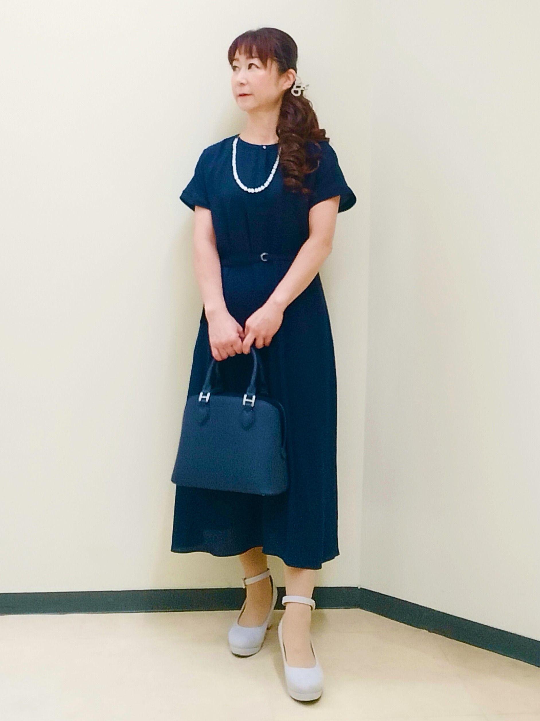 花さんの「Reflect｜【手洗い可】変形レオパード柄ワンピース」を使ったコーディネート