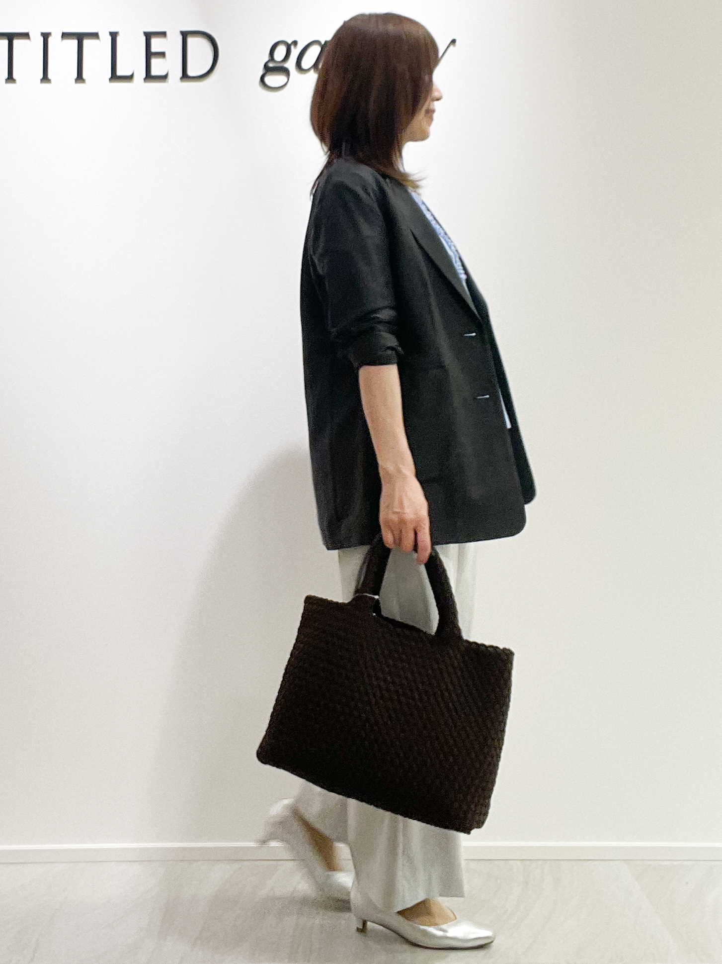 めいさんの「UNTITLED｜【程よいシアー感/洗える】エアリーバイオジャケット」を使ったコーディネート