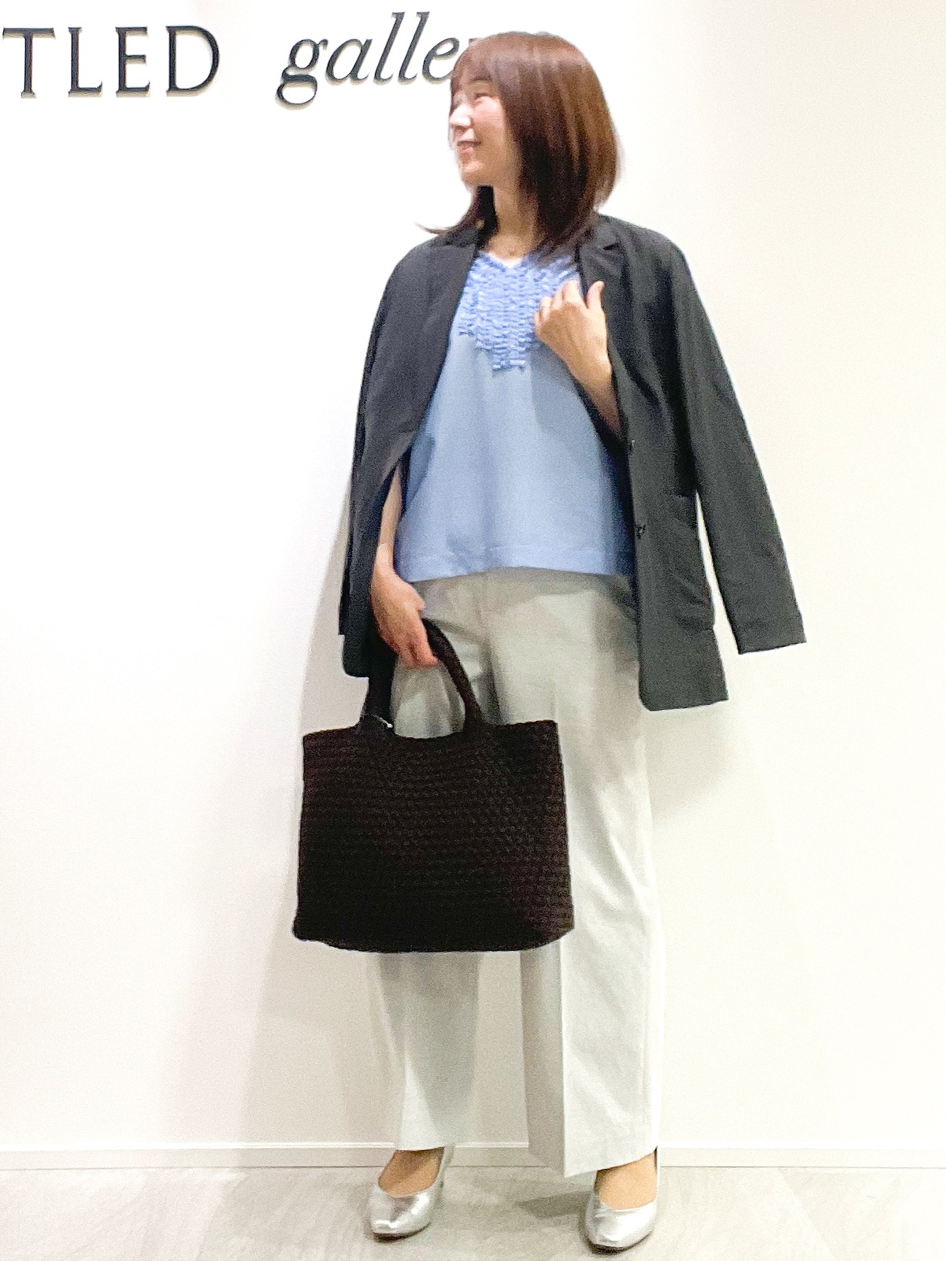 めいさんの「UNTITLED｜【程よいシアー感/洗える】エアリーバイオジャケット」を使ったコーディネート